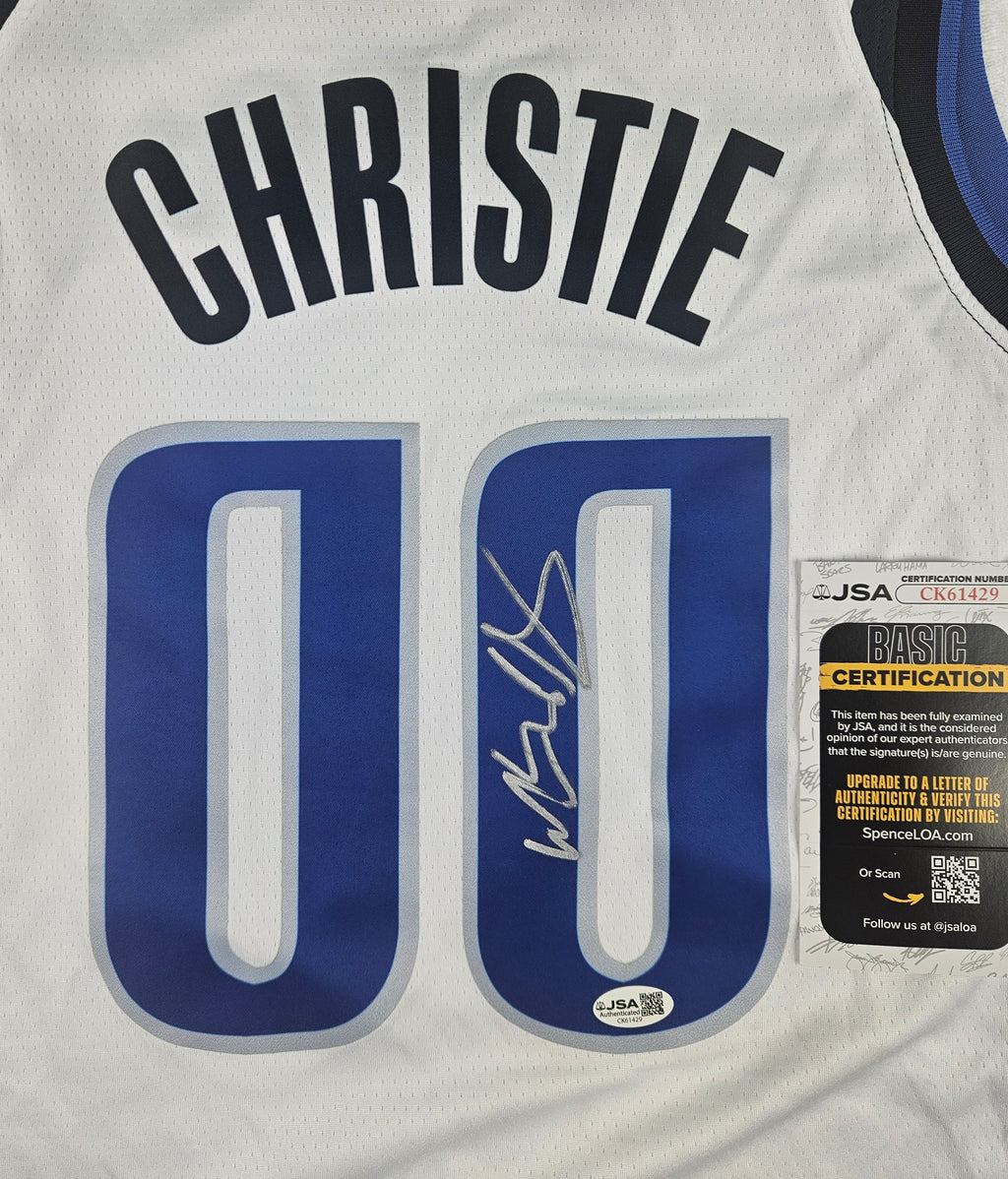 Max Christie Signed Autographed Dallas Mavericks Jersey JSA COA