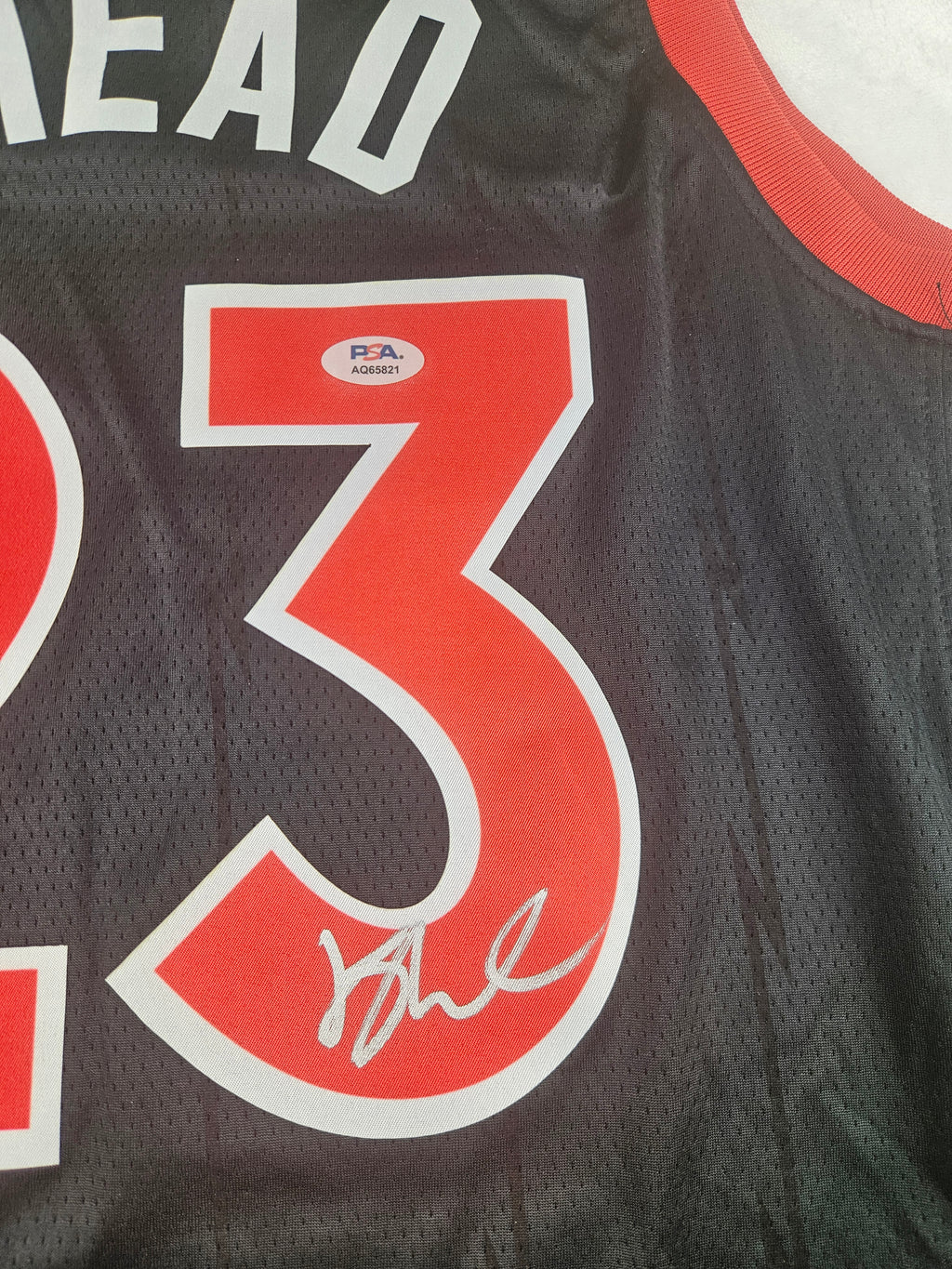 Jamal Shead Signed Autographed Toronto Raptors Jersey PSA Certified