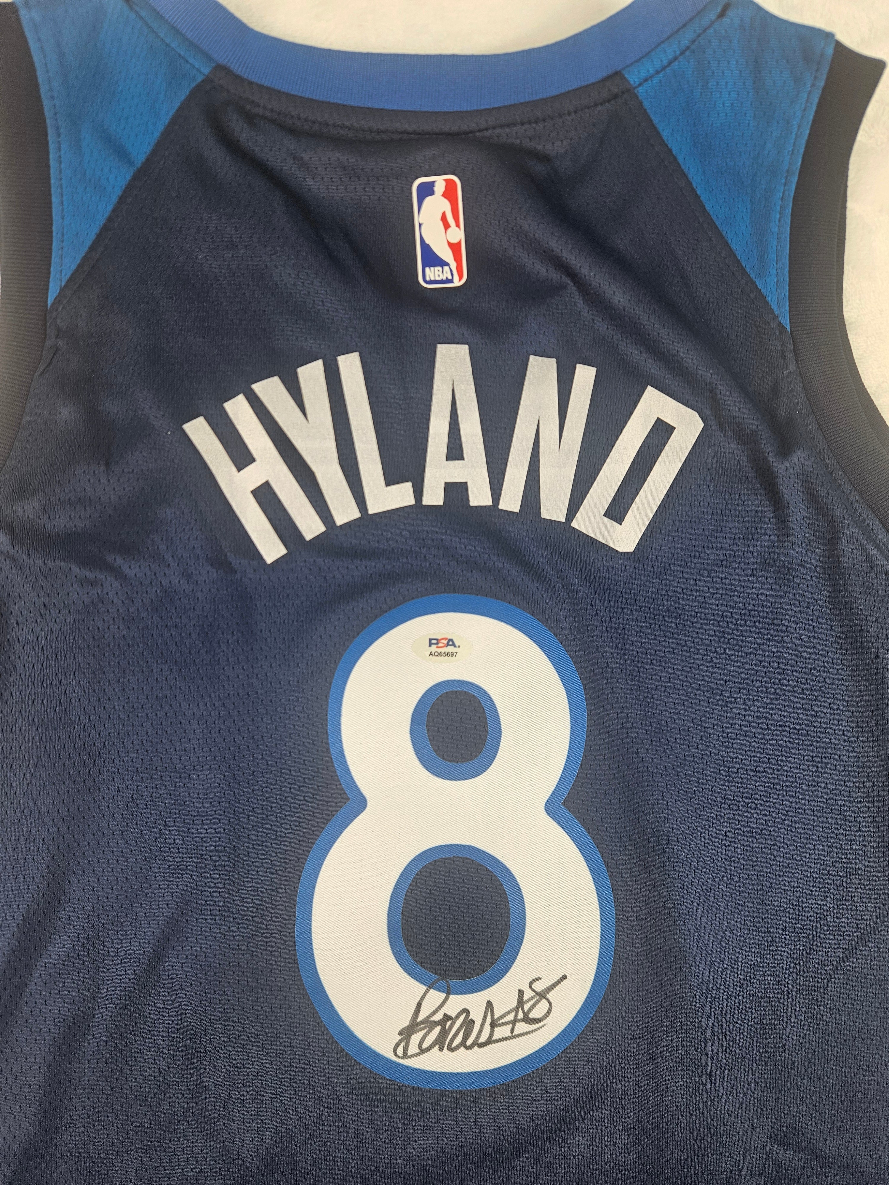 Bones Hyland Minnesota Timberwolves Autographed Signed Jersey PSA Certified