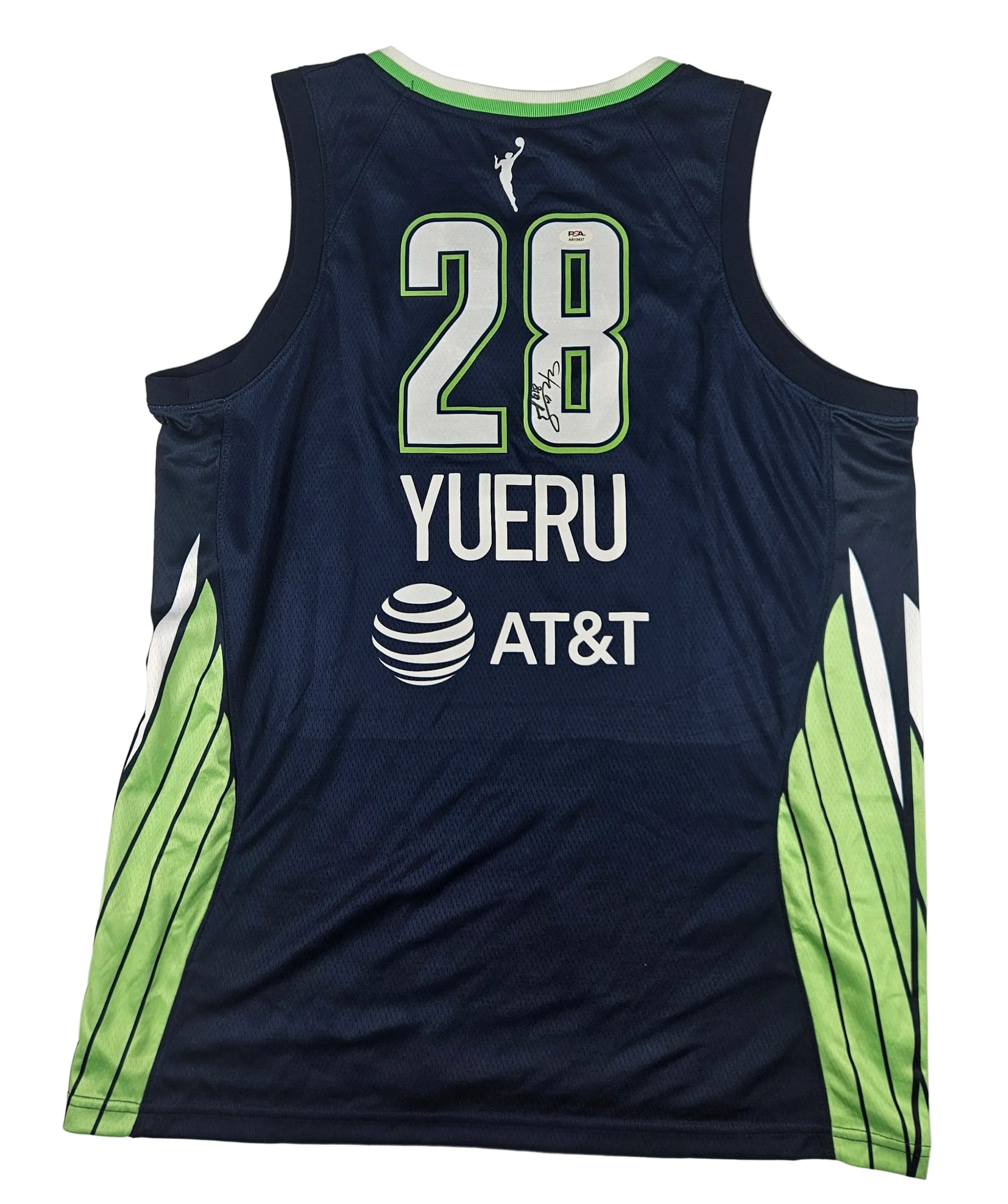 Li Yueru Dallas Wings Signed Autographed Jersey PSA Certified
