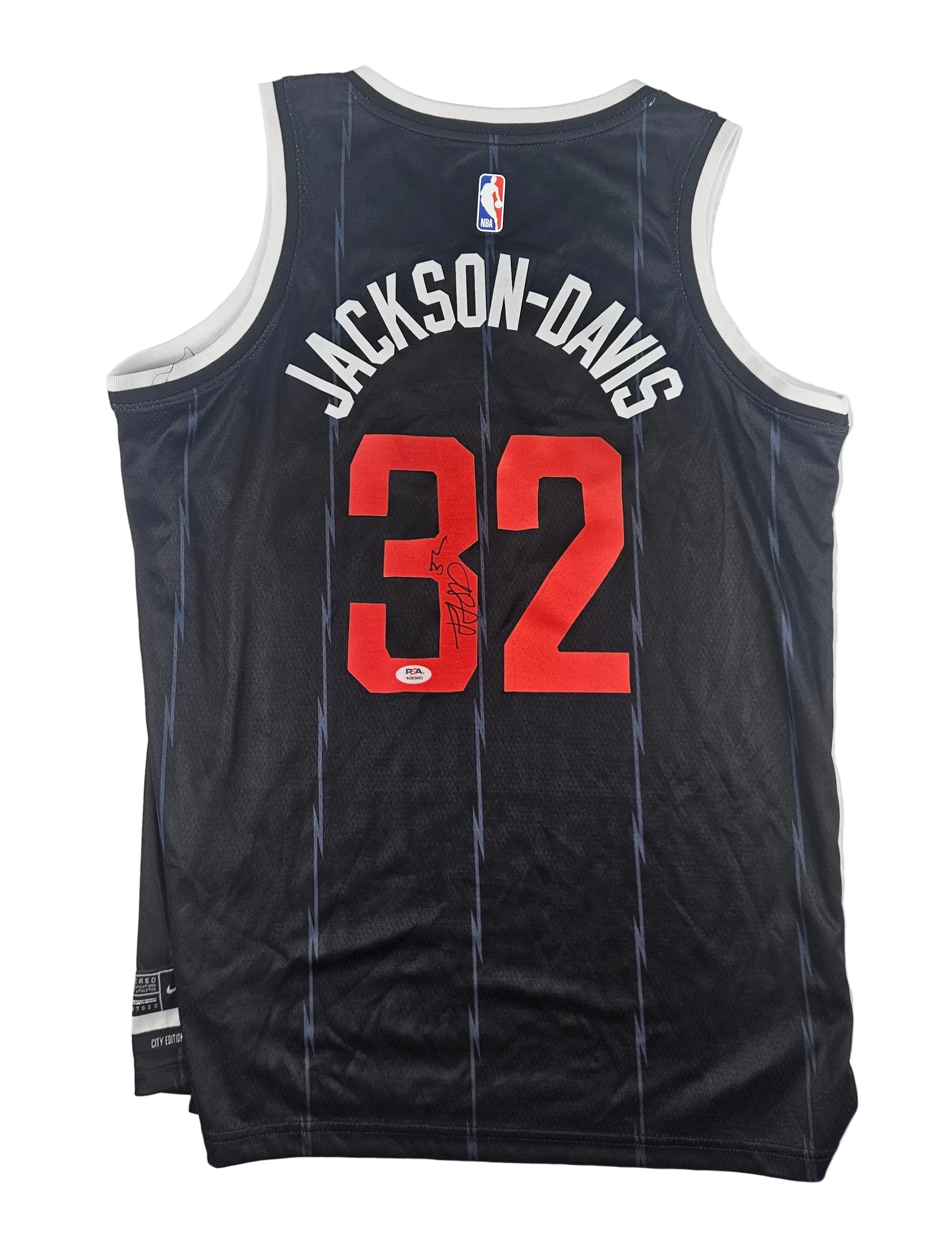 Trayce Jackson-Davis Signed Autographed Toronto Raptors Jersey PSA Certified