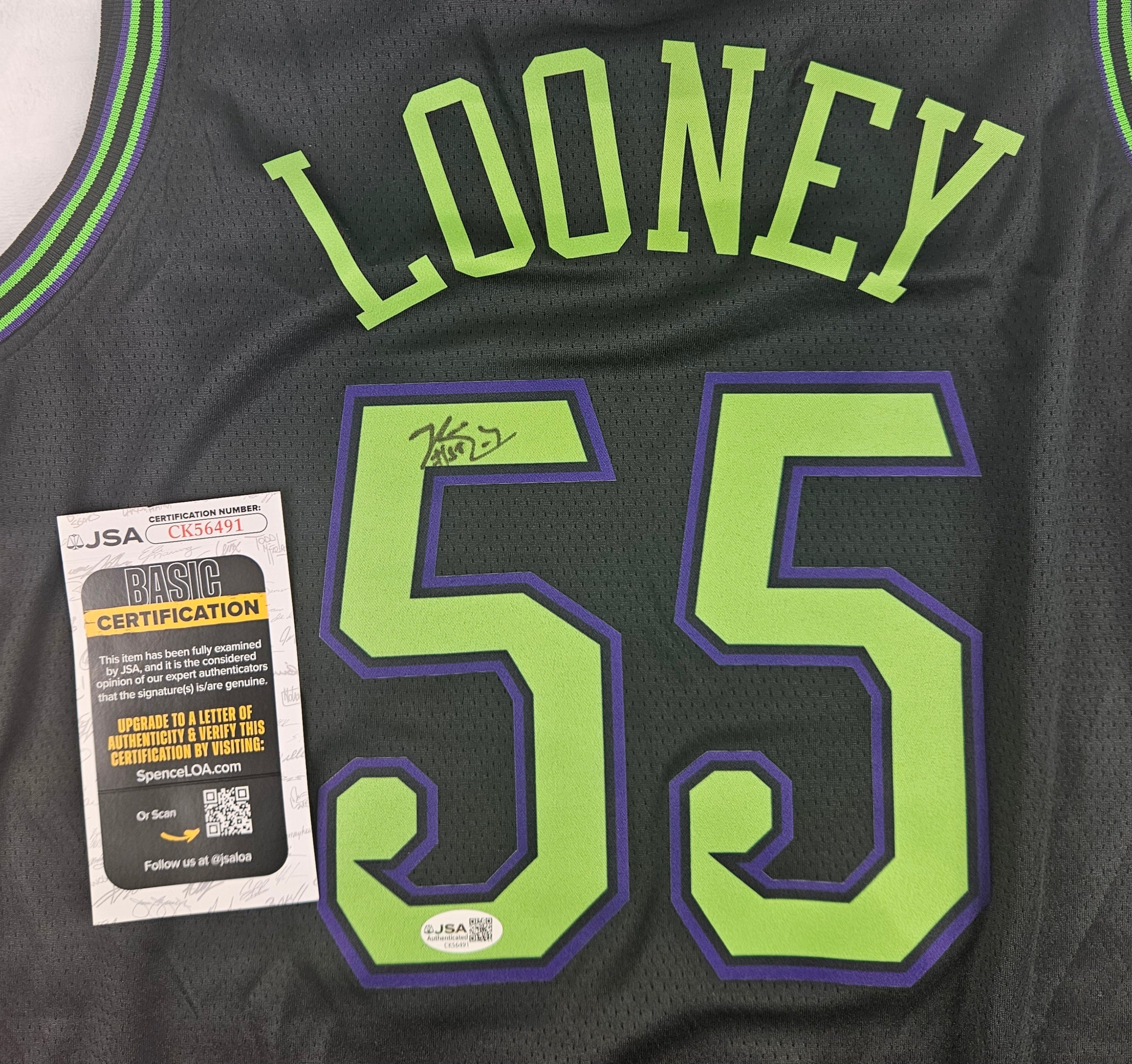 Kevon Looney Signed Autographed New Orleans Pelicans Jersey JSA COA