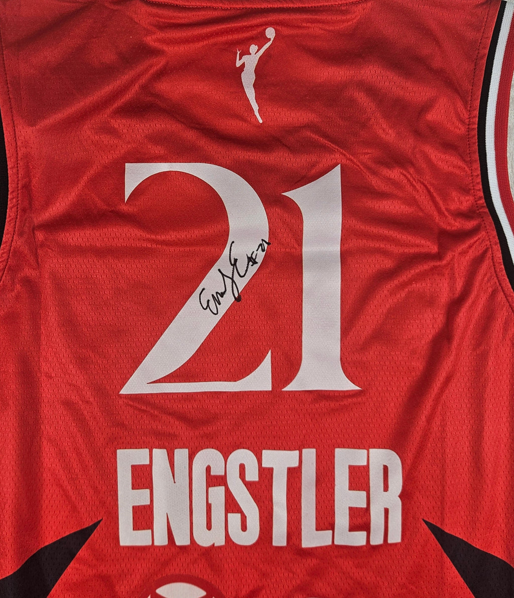 Emily Engstler Signed Autographed Portland Fire Wnba Jersey
