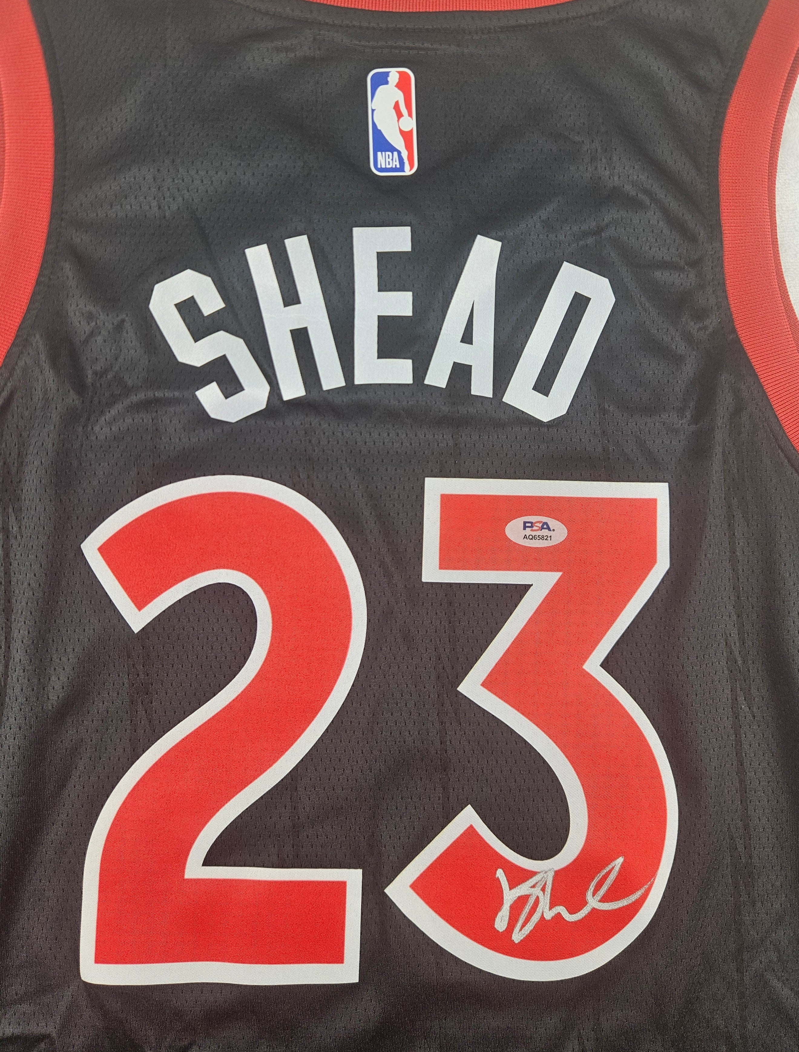Jamal Shead Signed Autographed Toronto Raptors Jersey PSA Certified