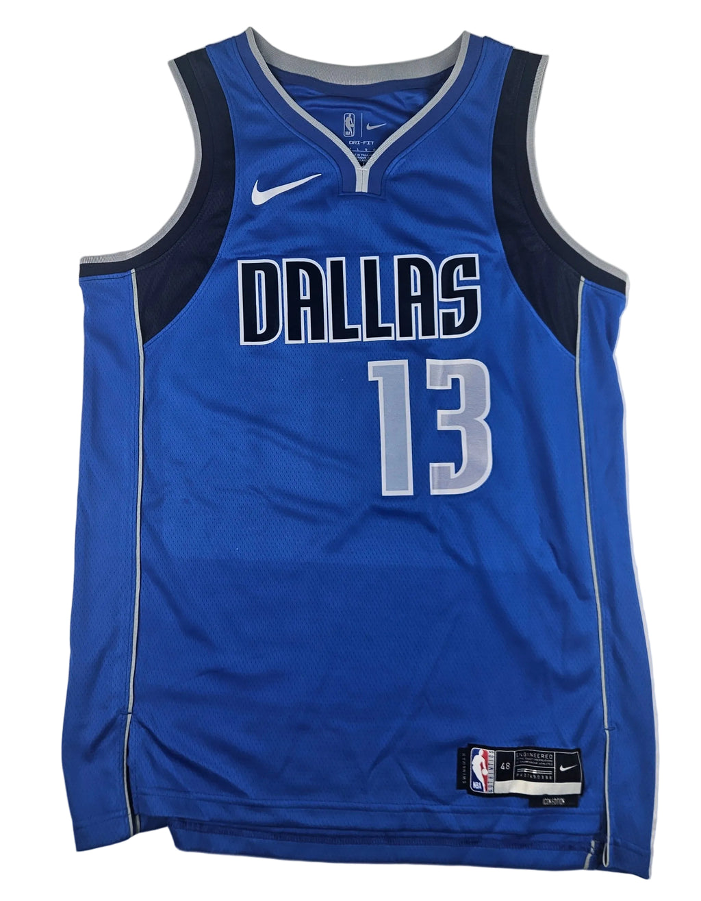 Naji Marshall Signed Dallas Mavericks Blue Jersey Autographed JSA COA