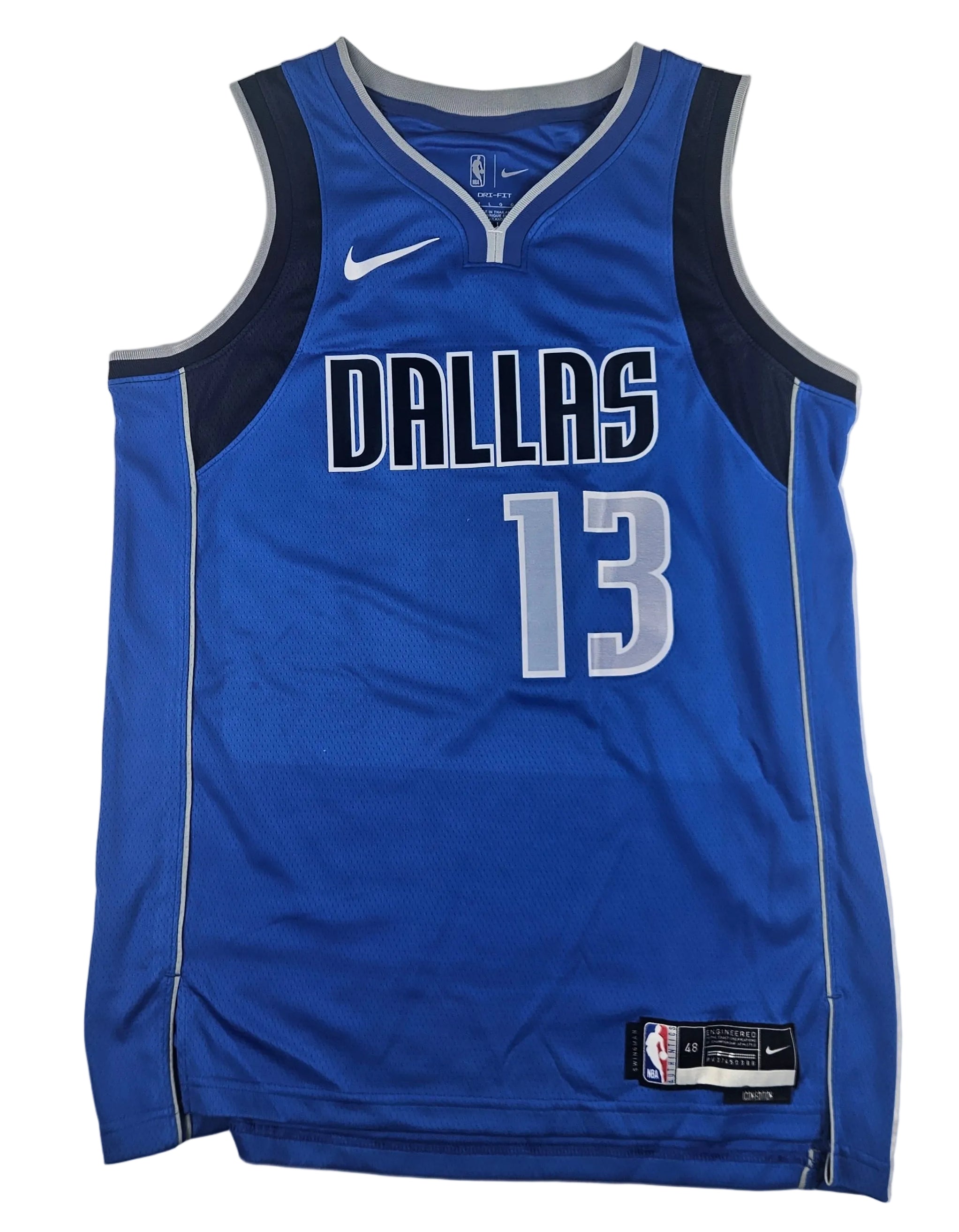 Naji Marshall Signed Dallas Mavericks Blue Jersey Autographed JSA COA