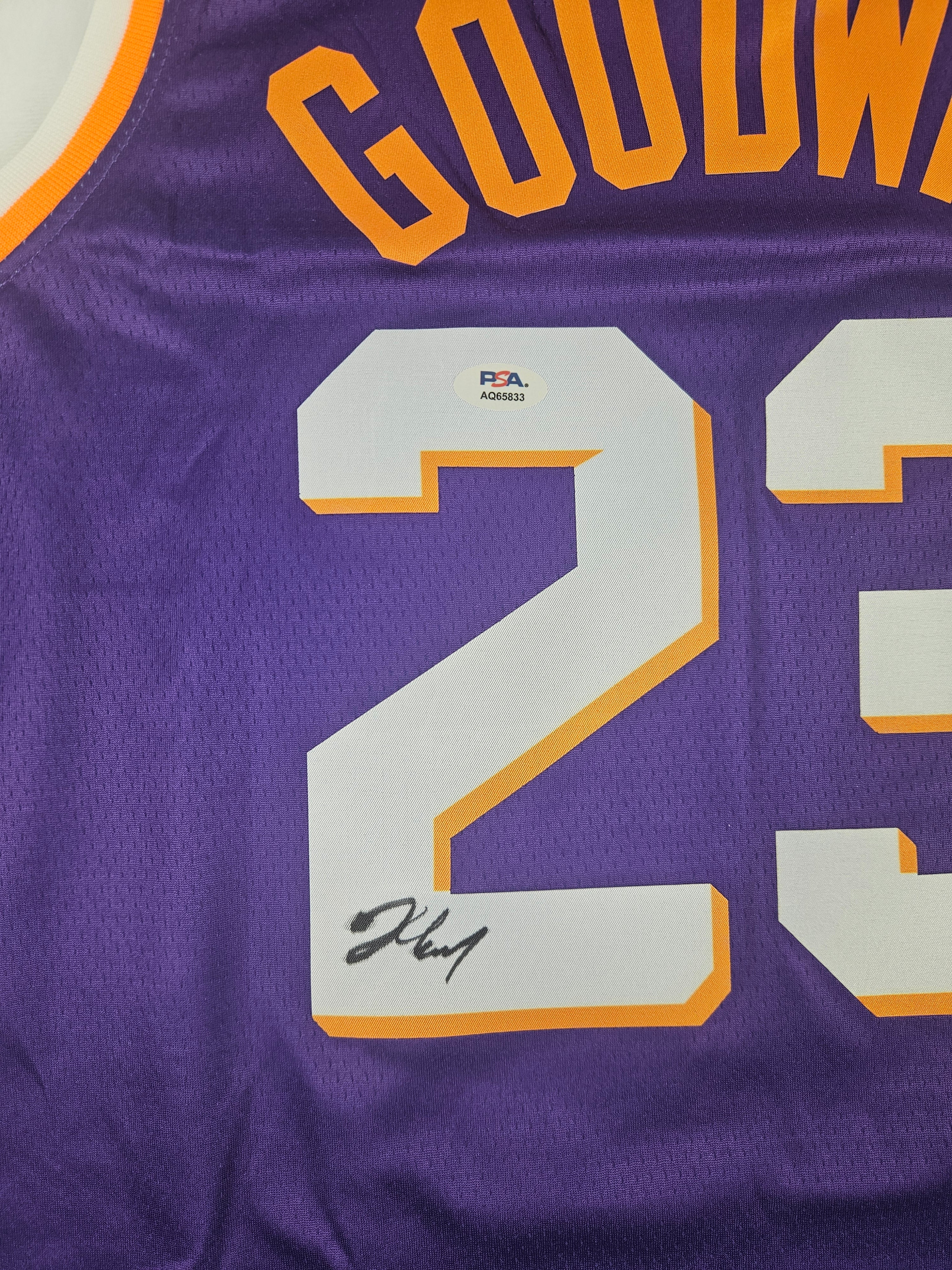 Jordan Goodwin Signed Autographed Phoenix Suns Jersey PSA Certified