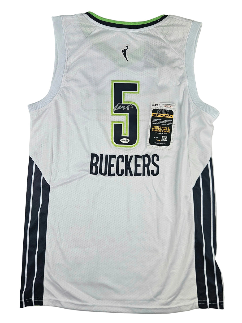 Paige Bueckers Signed Autographed Dallas Wings White Jersey JSA COA