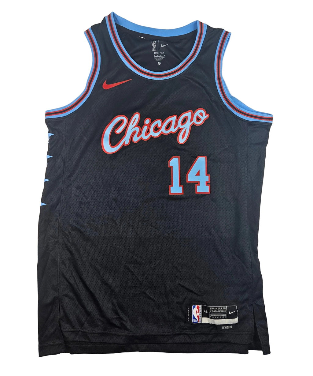 Matas Buzelis Chicago Bulls Autographed Signed Jersey JSA COA