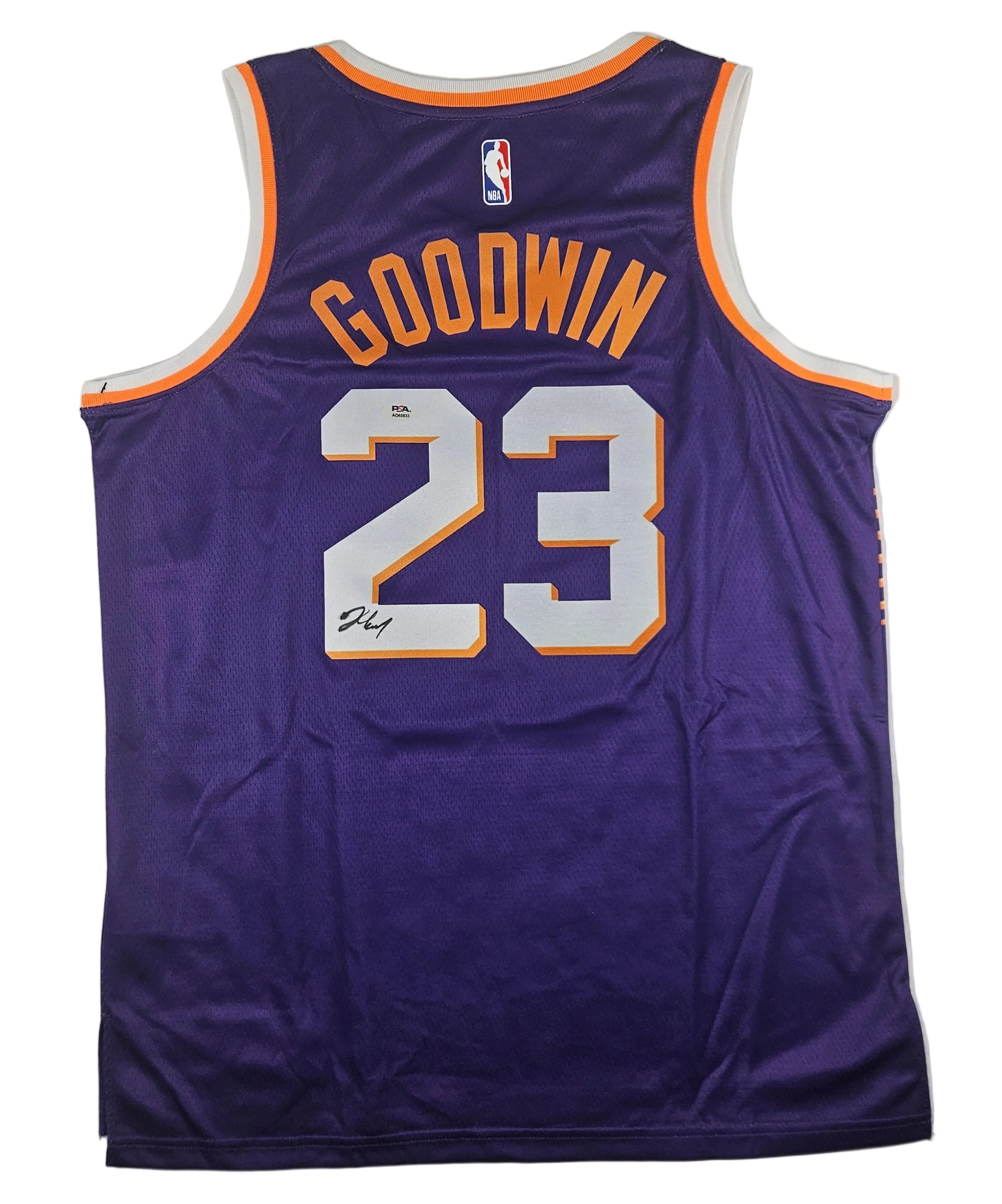 Jordan Goodwin Signed Autographed Phoenix Suns Jersey PSA Certified