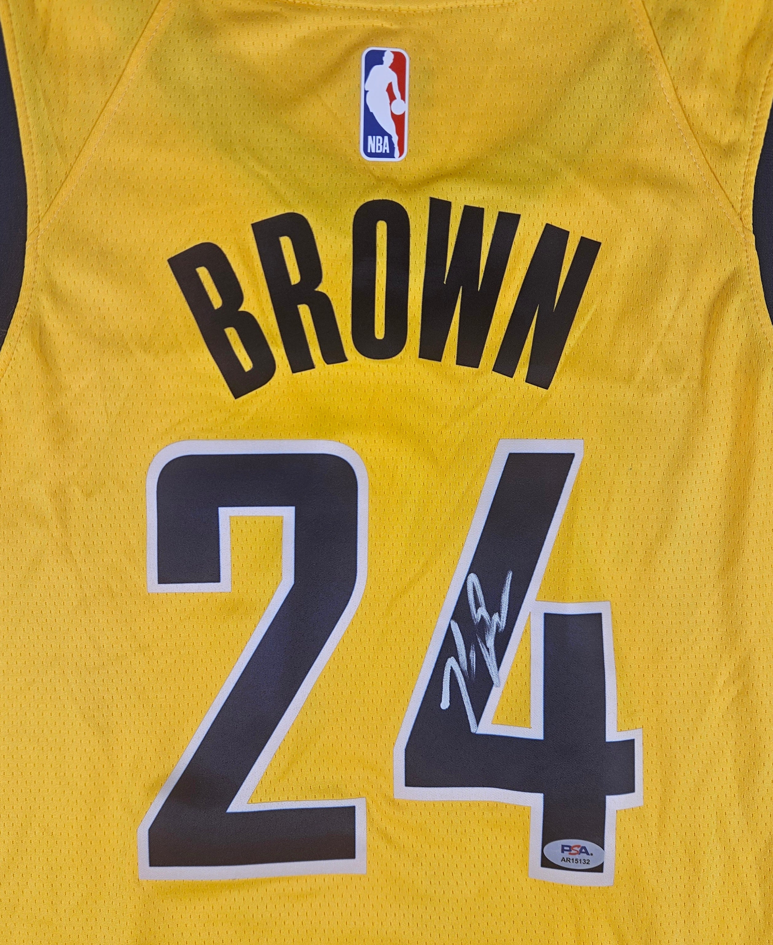 Kobe Brown Signed Autographed Indiana Pacers Jersey PSA Certified
