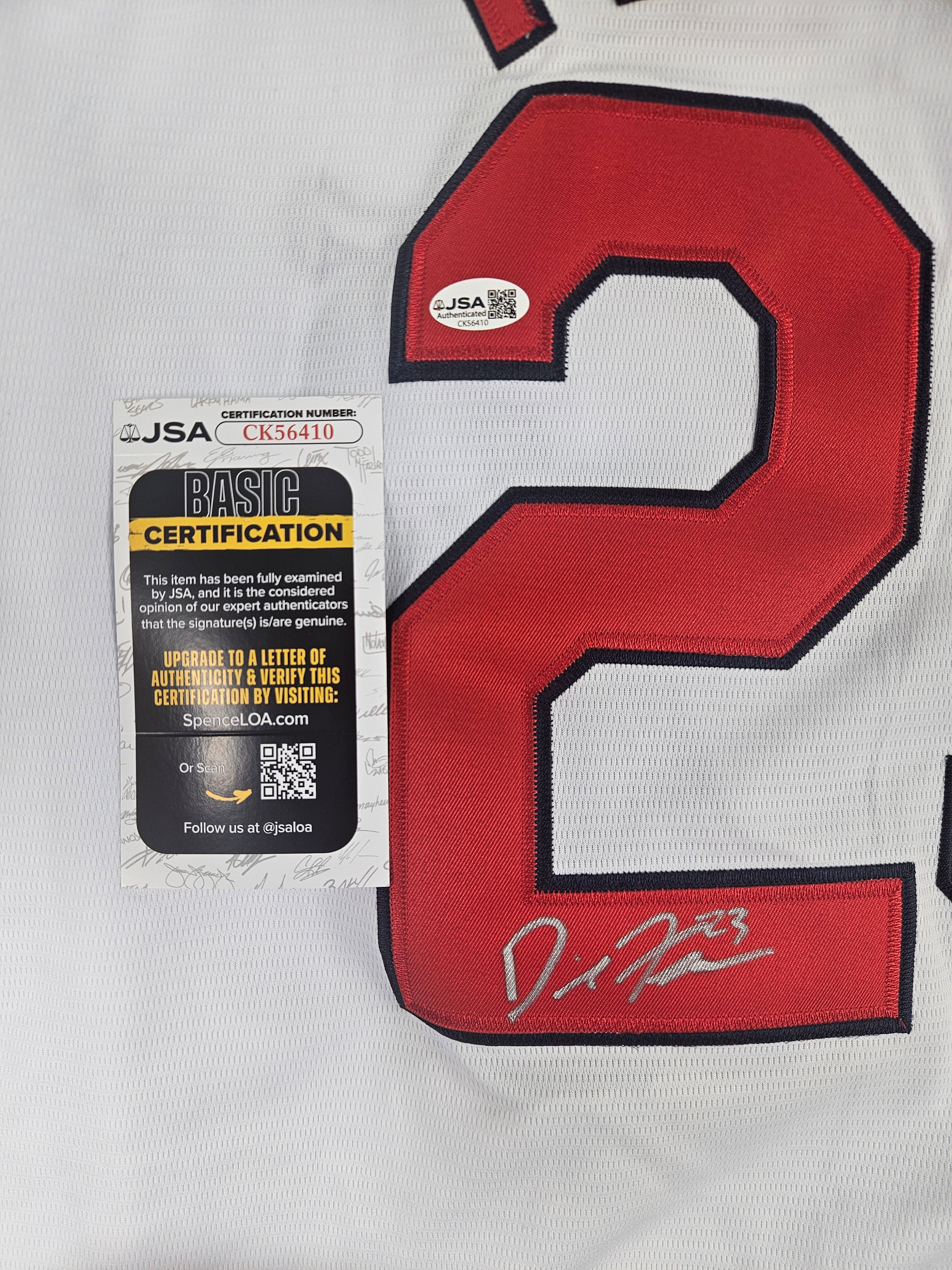 David Freese Signed Autographed St. Louis Cardinals Jersey JSA COA
