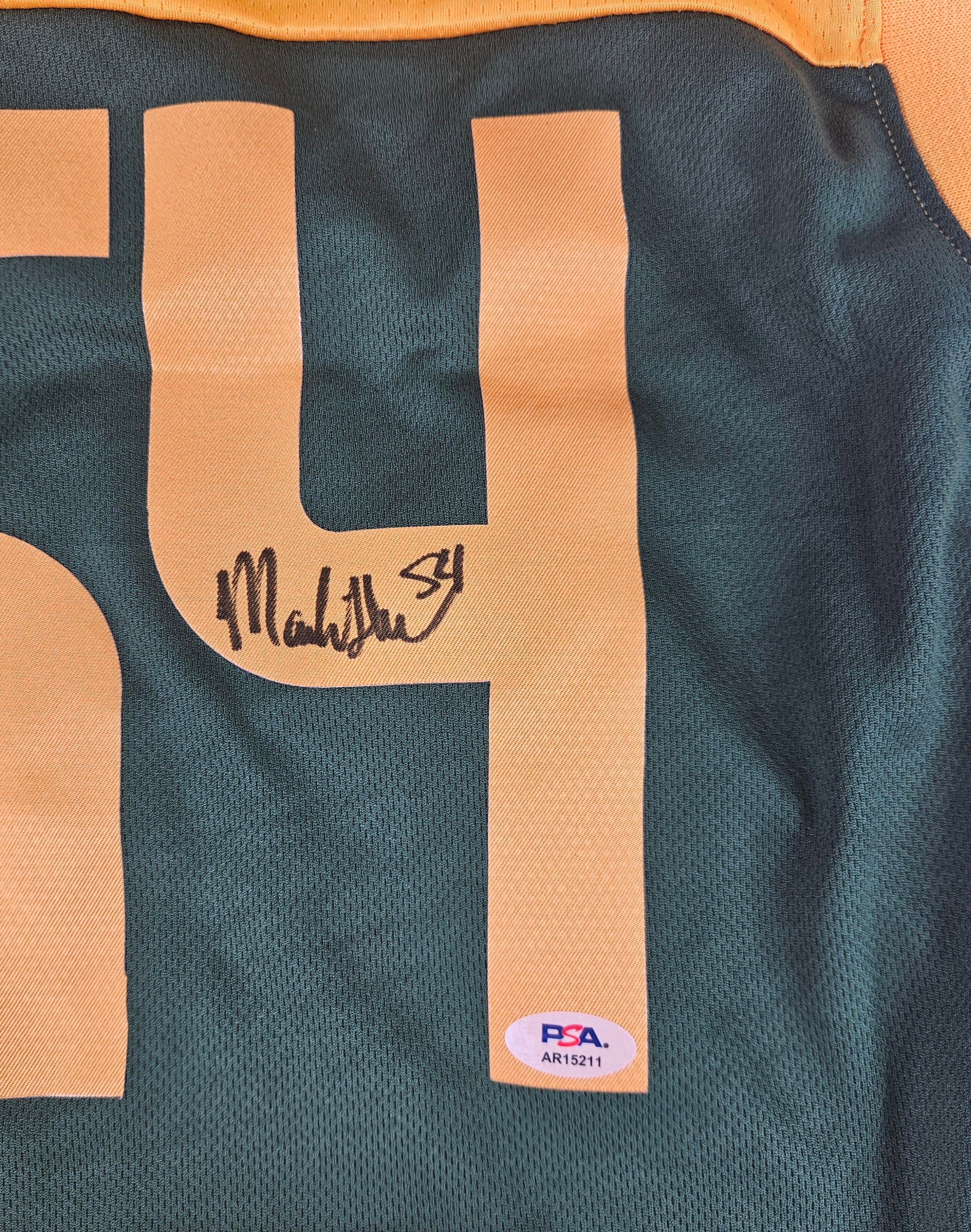 Mackenzie Holmes Signed Autographed Seattle Storm Jersey PSA Certified