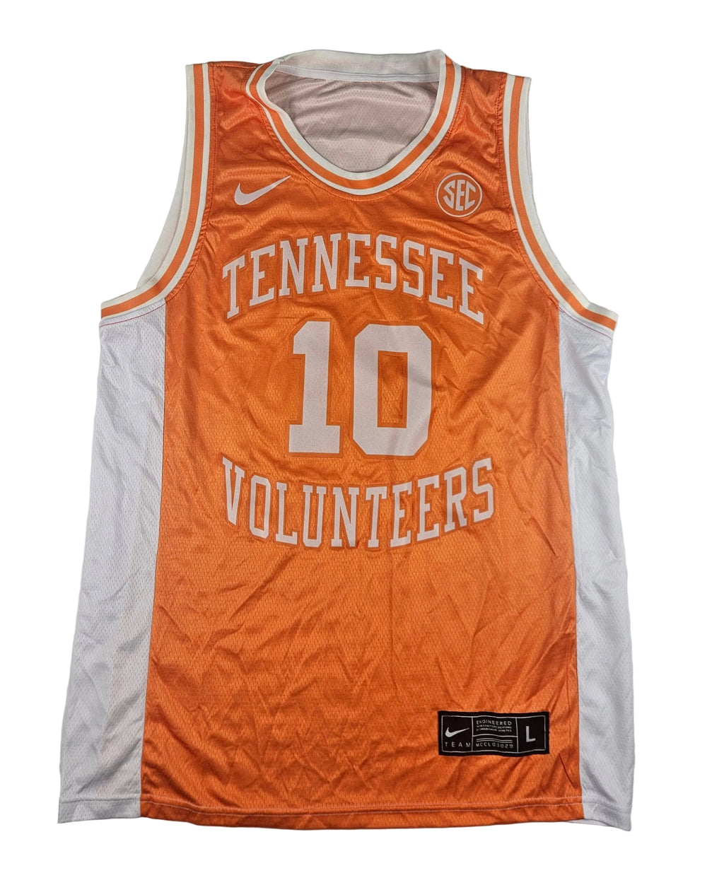 Nate Ament Signed Autographed Tennessee Volunteers Jersey PSA Certified