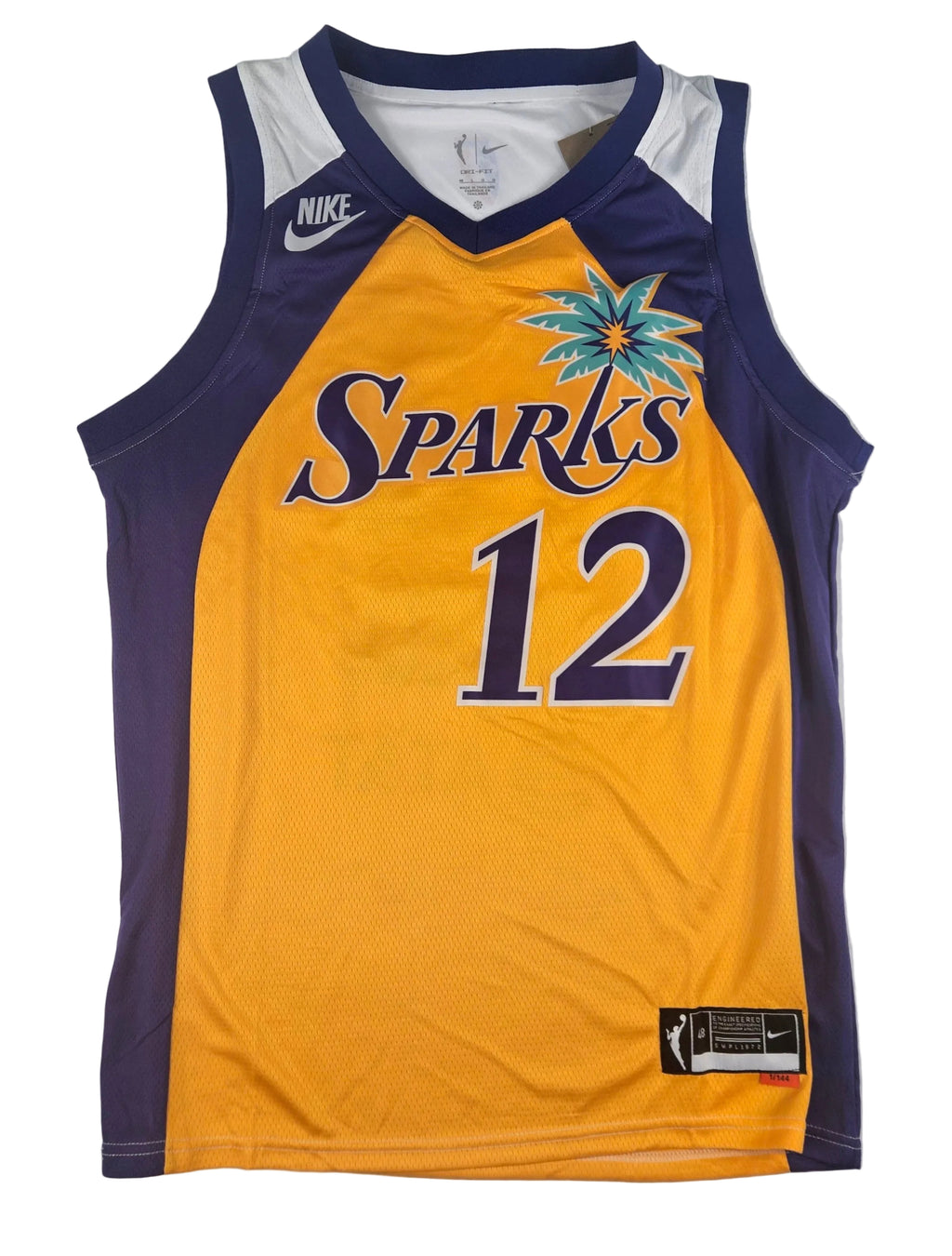 Rae Burrell Signed Autographed Los Angeles Sparks Wnba Jersey