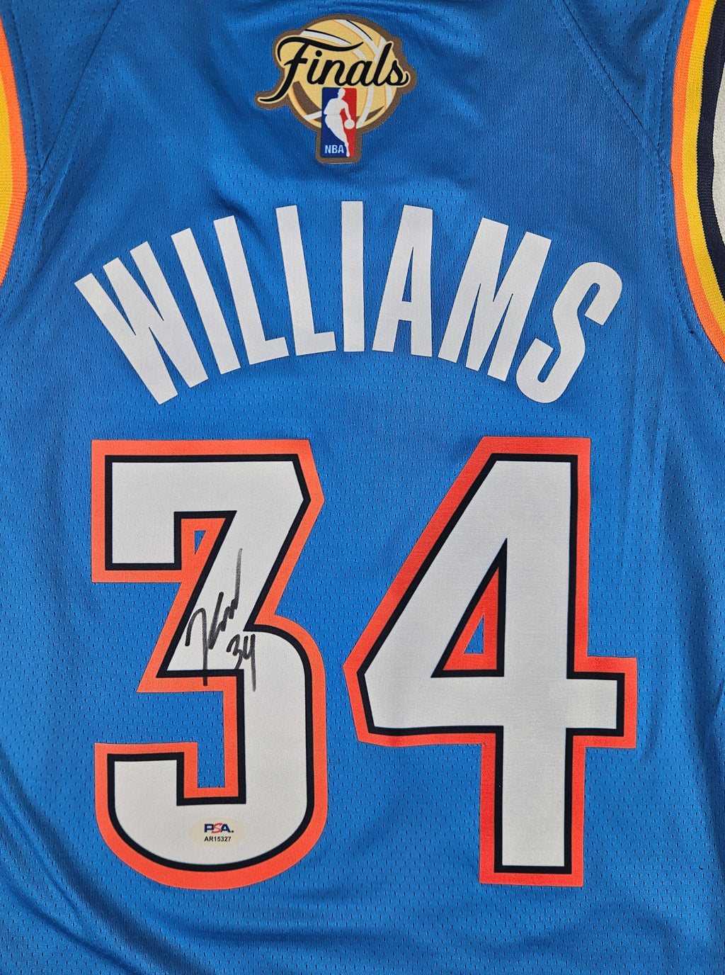 Kenrich Williams Signed Autographed Oklahoma City Thunder Jersey PSA Certified
