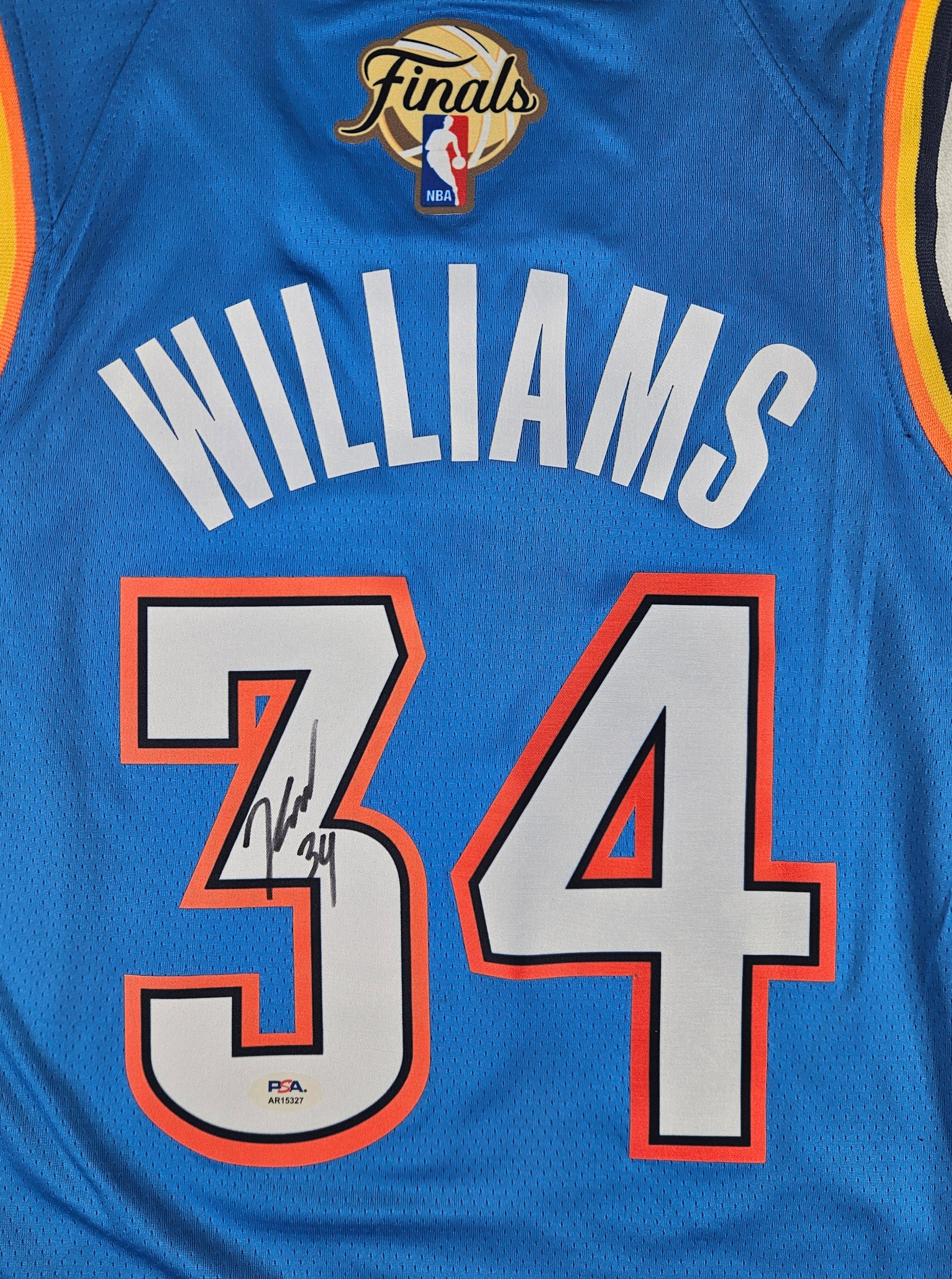 Kenrich Williams Signed Autographed Oklahoma City Thunder Jersey PSA Certified
