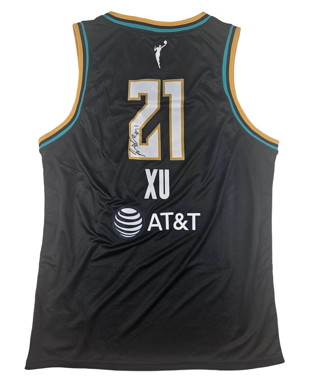 Han Xu Signed Autographed New York Liberty Wnba Jersey