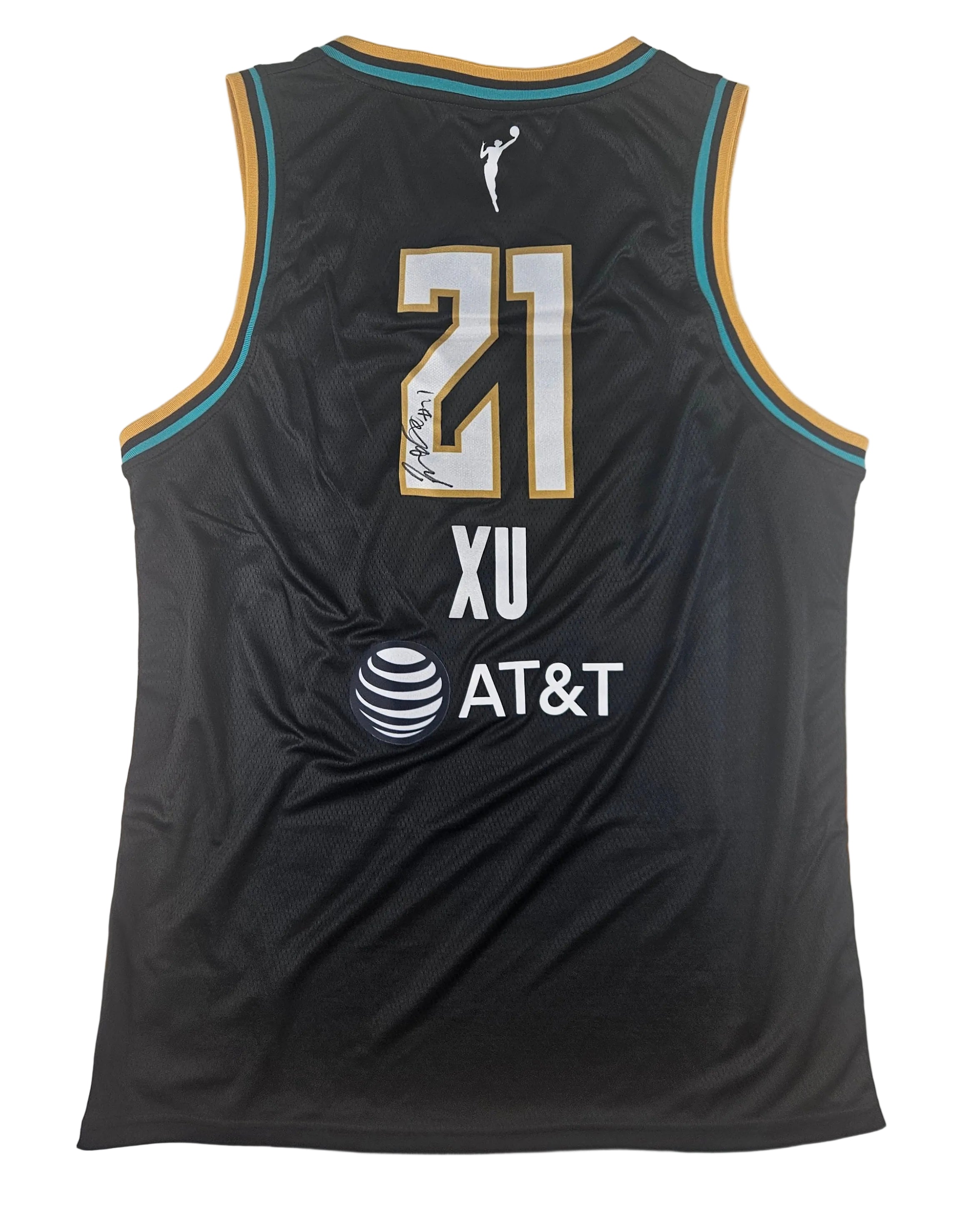 Han Xu Signed Autographed New York Liberty Wnba Jersey
