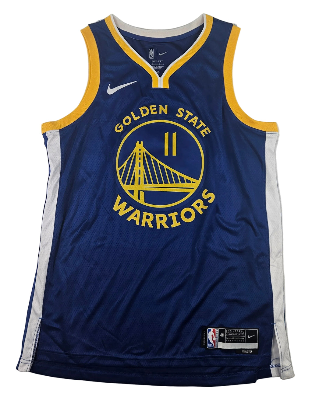 Klay Thompson Signed Autographed Golden State Warriors Blue Jersey JSA COA