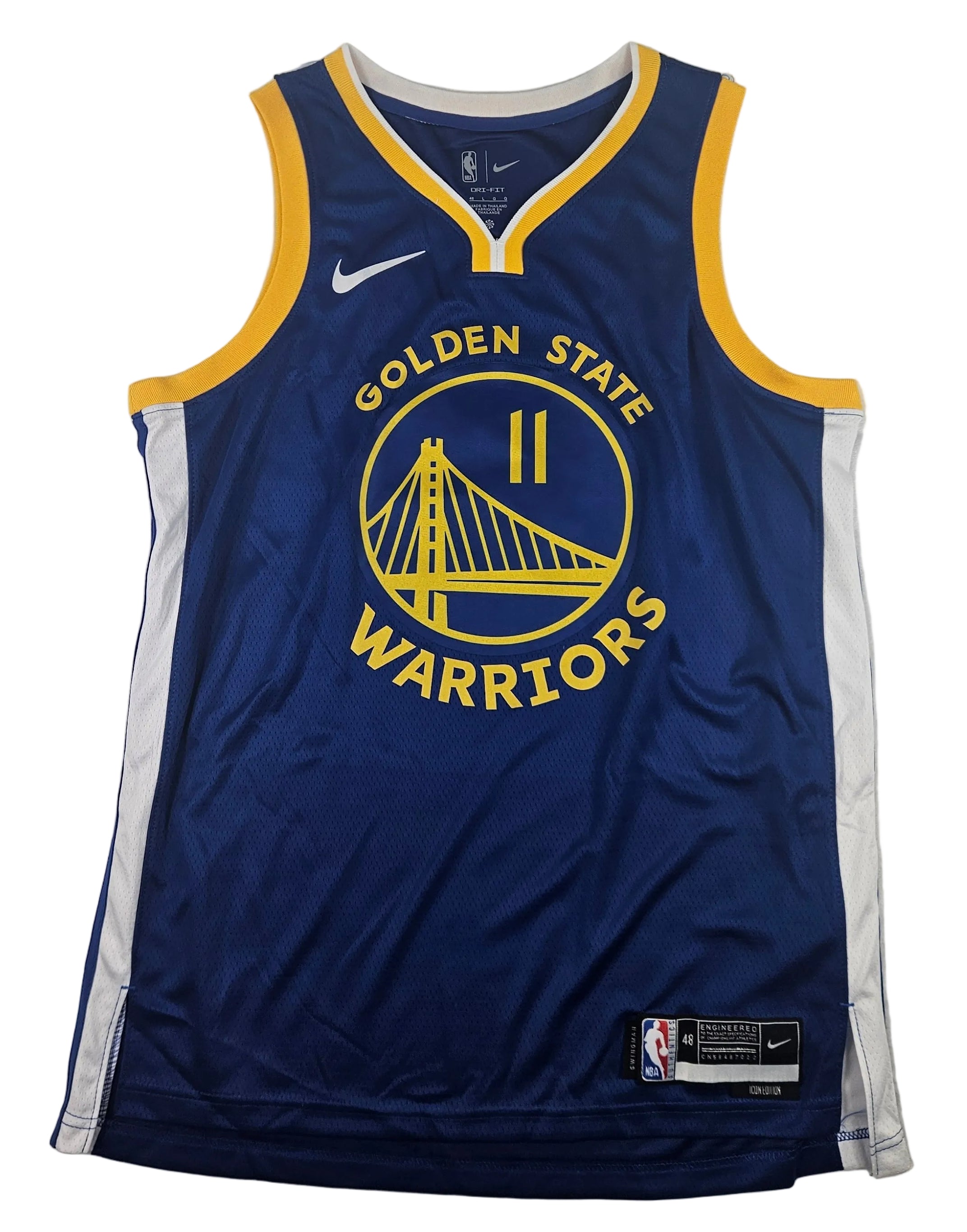 Klay Thompson Signed Autographed Golden State Warriors Blue Jersey JSA COA