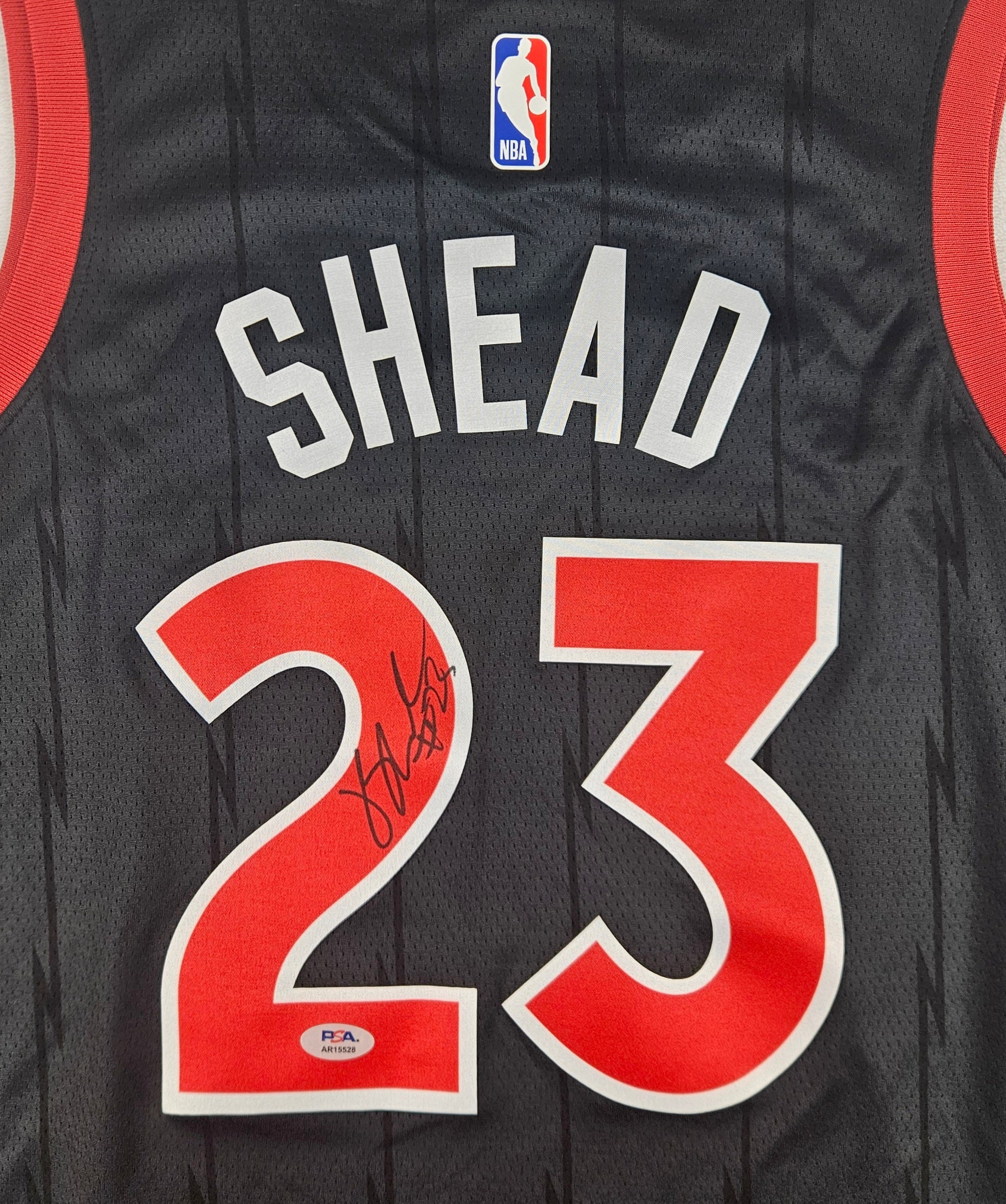 Jamal Shead Signed Autographed Toronto Raptors Jersey PSA Certified