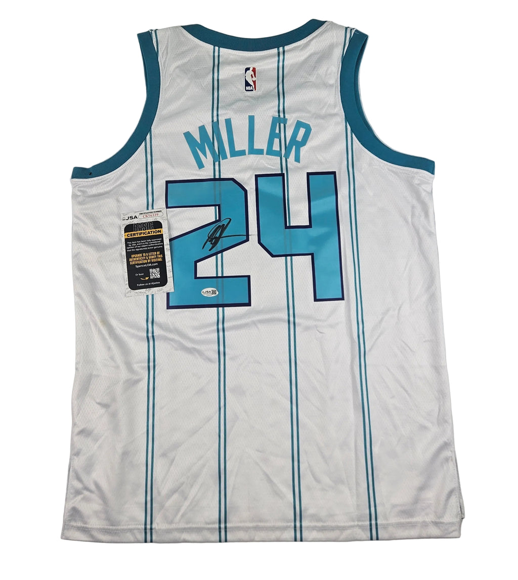 Brandon Miller Signed Autographed Charlotte Hornets Jersey JSA COA