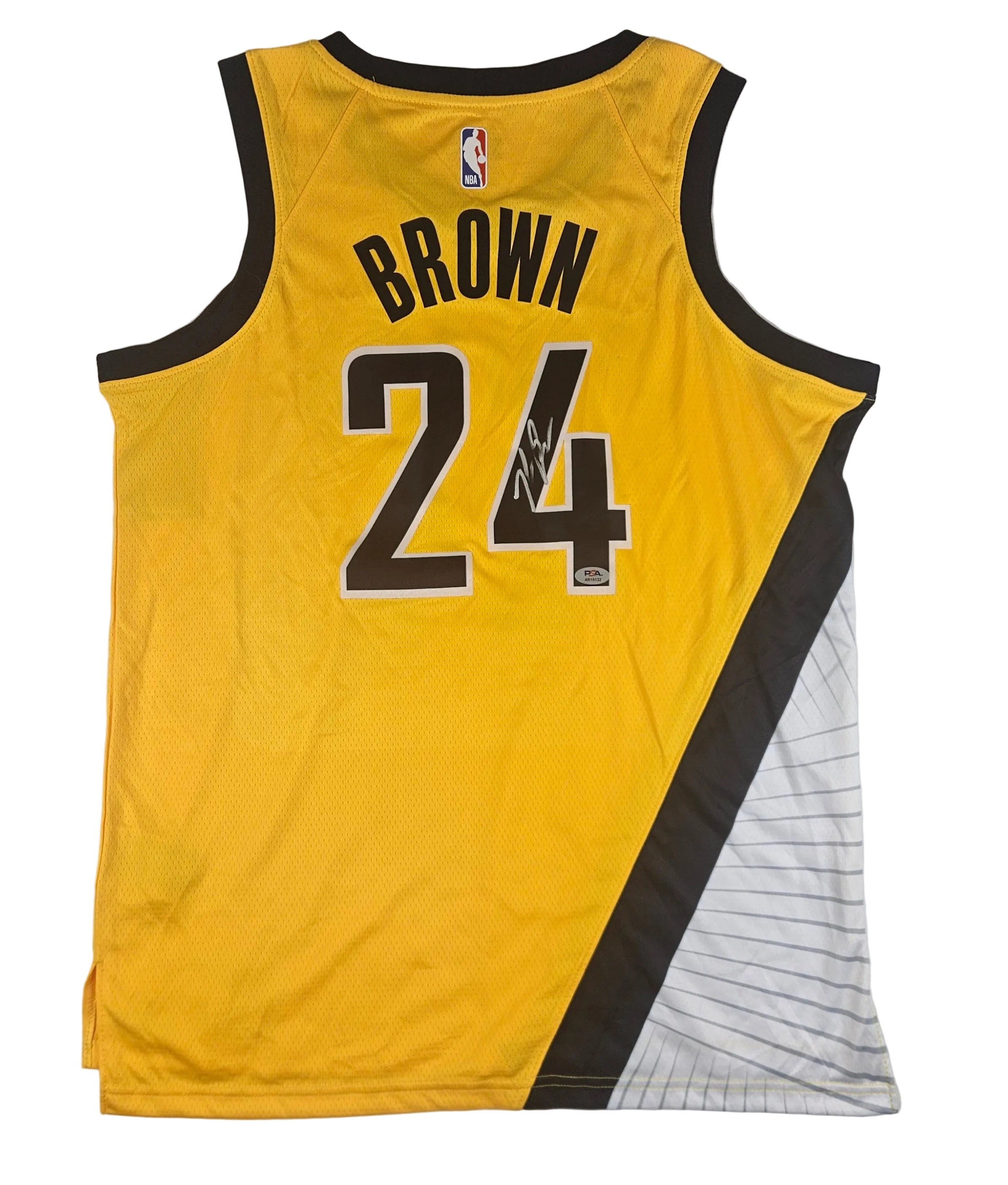 Kobe Brown Signed Autographed Indiana Pacers Jersey PSA Certified
