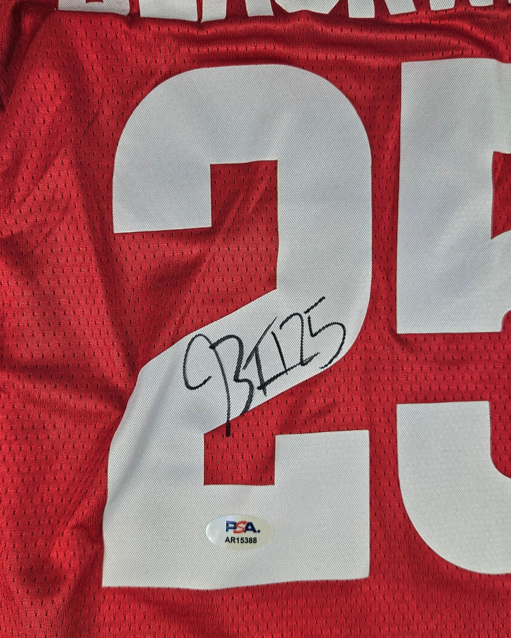 John Blackwell Signed Autographed Wisconsin Badgers Jersey PSA Certified