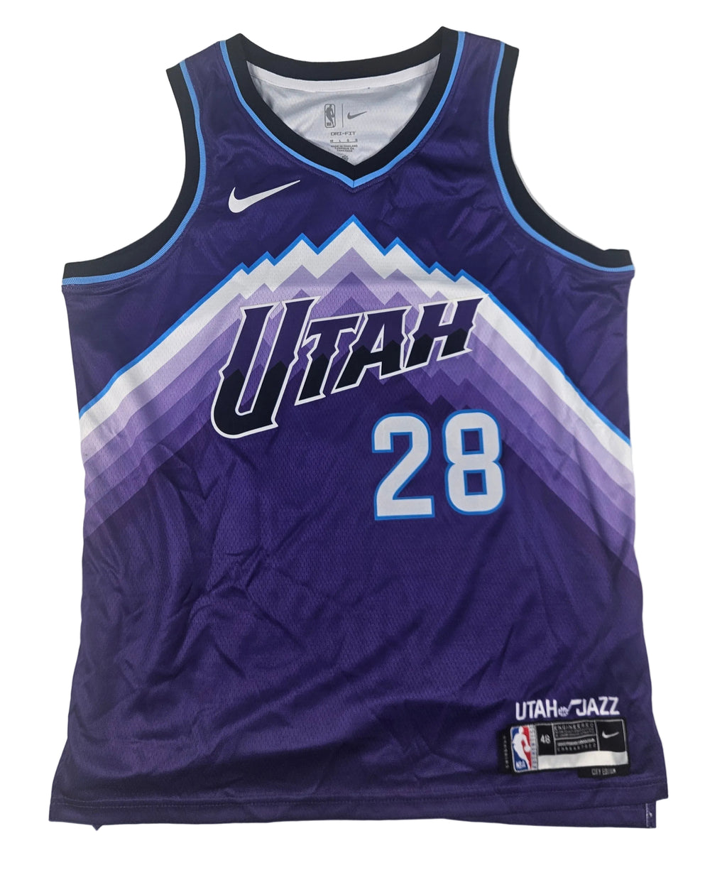 Brice Sensabaugh Signed Autographed Utah Jazz Jersey JSA COA