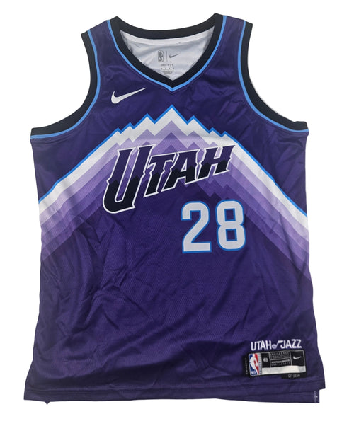 Brice Sensabaugh Signed Autographed Utah Jazz Jersey JSA COA