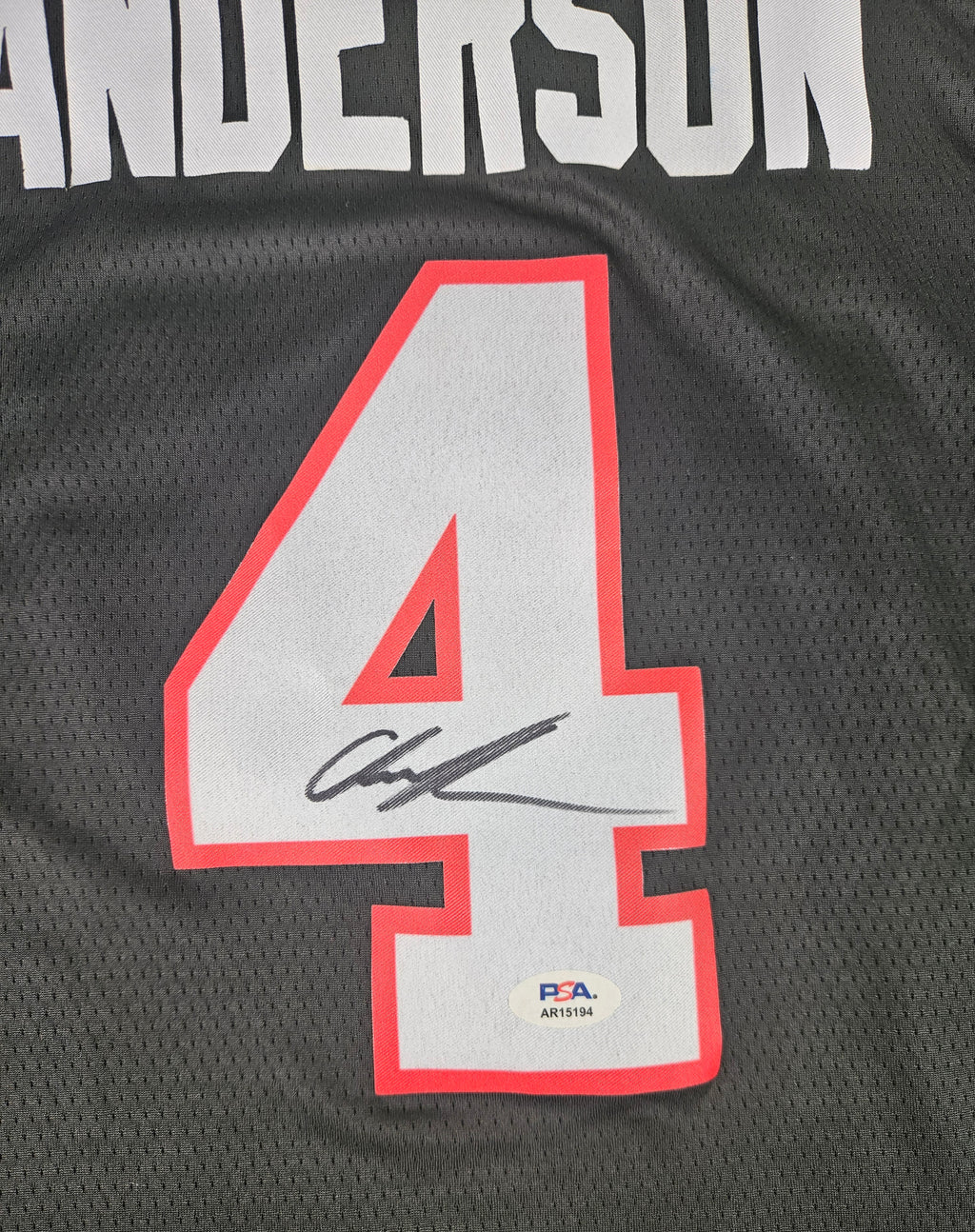 Christian Anderson Signed Autographed Texas Tech Raiders Jersey PSA Certified