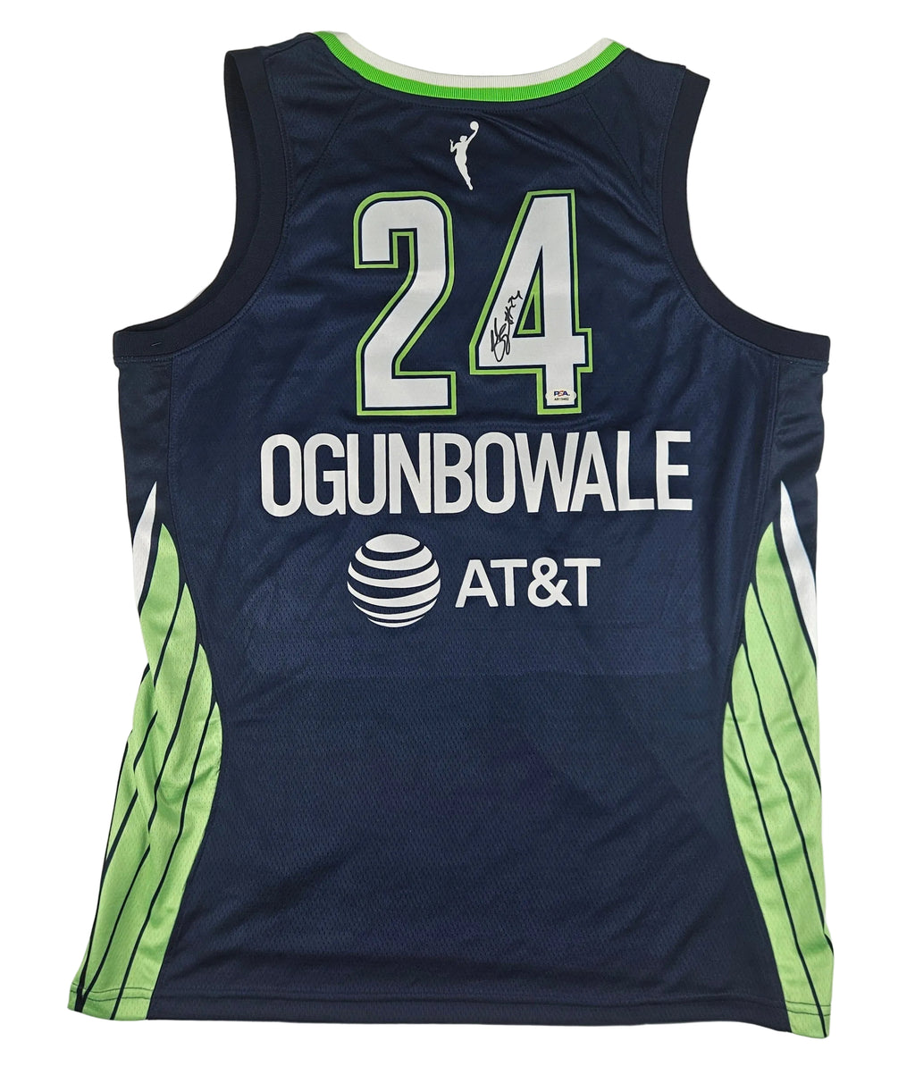 Arike Ogunbowale Signed Autographed Dallas Wings Jersey PSA Certified