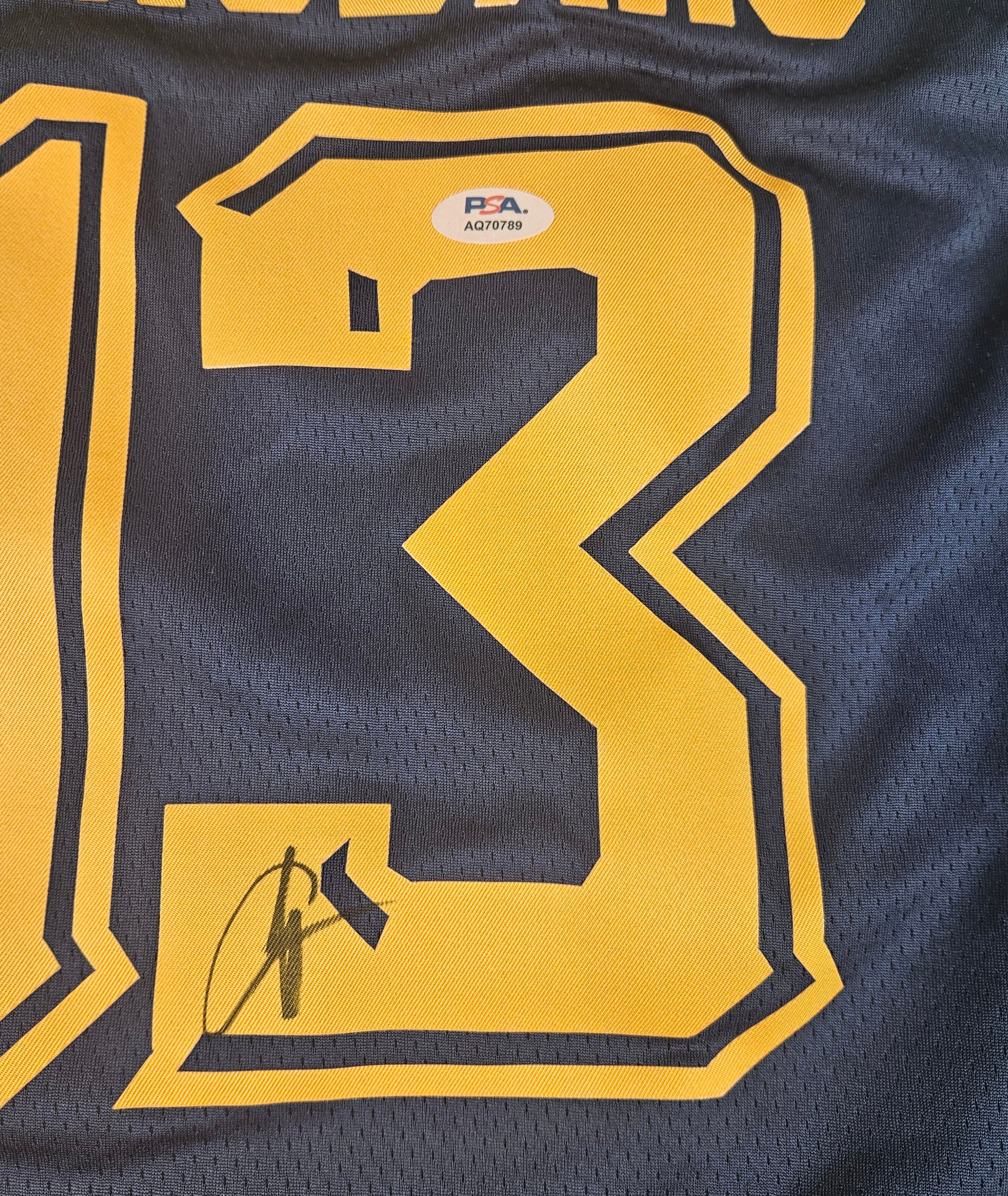 Oso Ighodaro Signed Autographed Marquette Golden Eagles PSA Certified