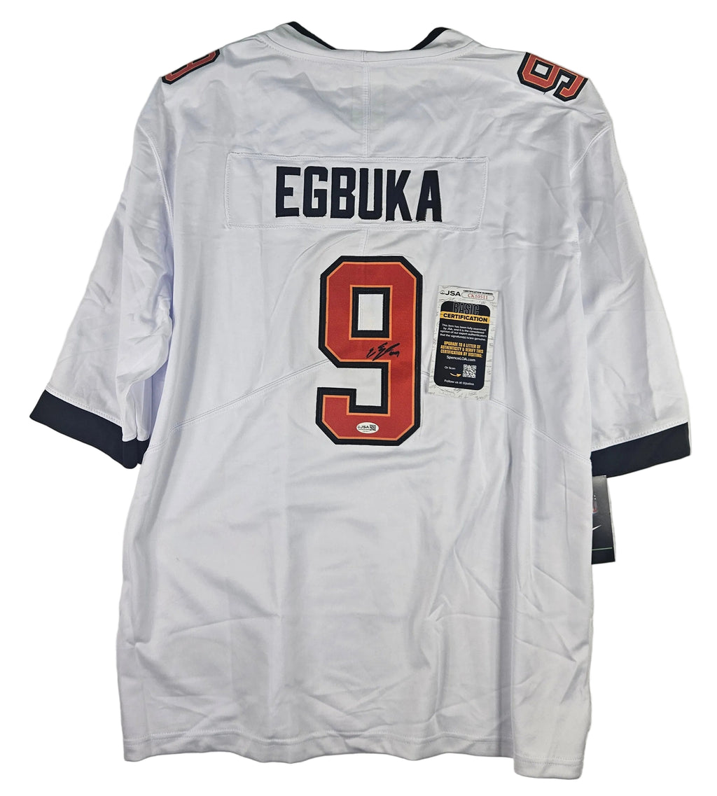 Emeka Egbuka Signed Autographed Tampa Bay Buccaneers Jersey JSA COA