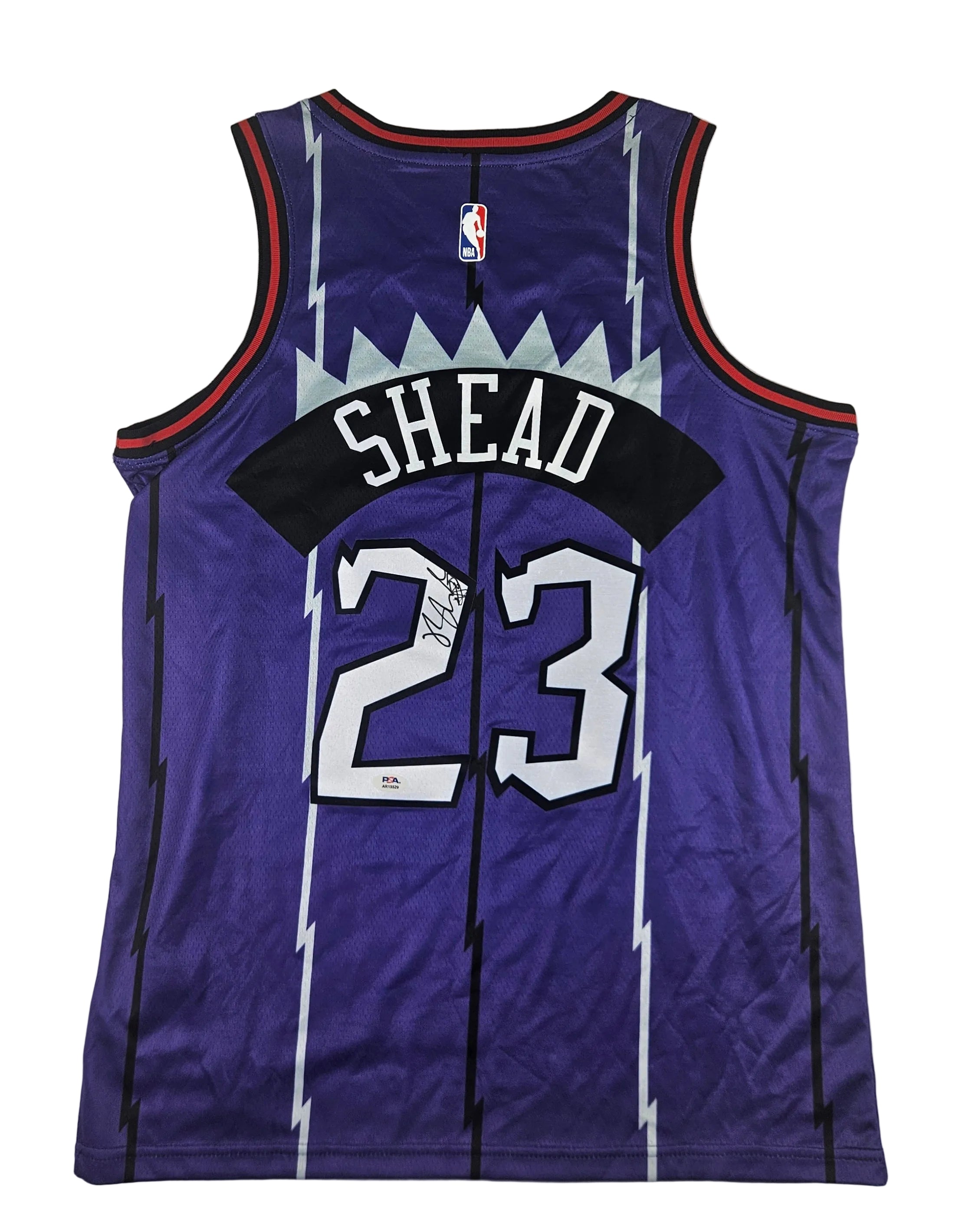 Jamal Shead Signed Autographed Toronto Raptors Purple Jersey PSA Certified