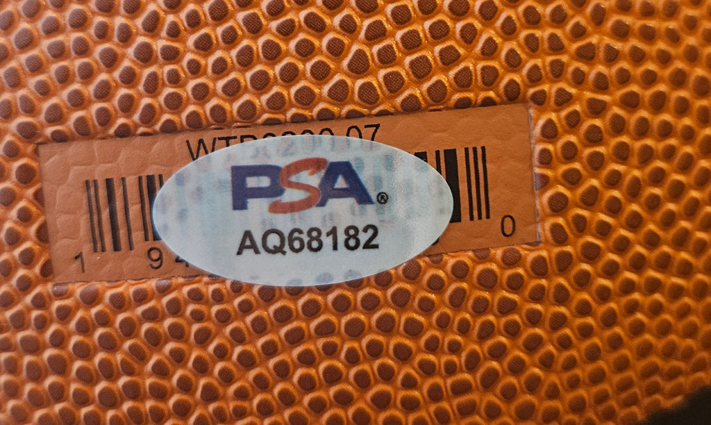 Keaton Wagler Illinois Fighting Signed Autographed Basketball PSA Certified