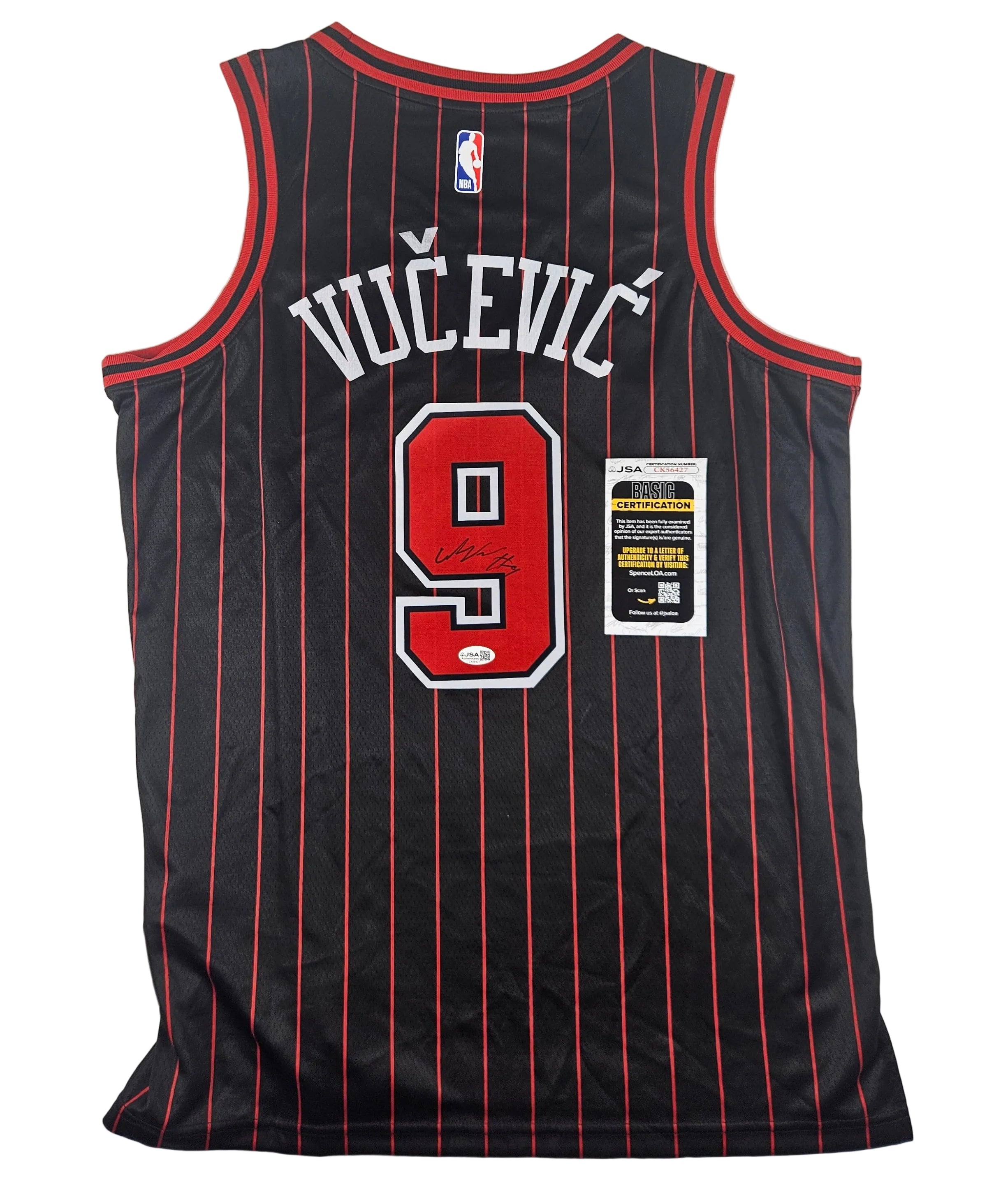 Nikola Vucevic Autographed Signed Chicago Bulls Jersey JSA COA