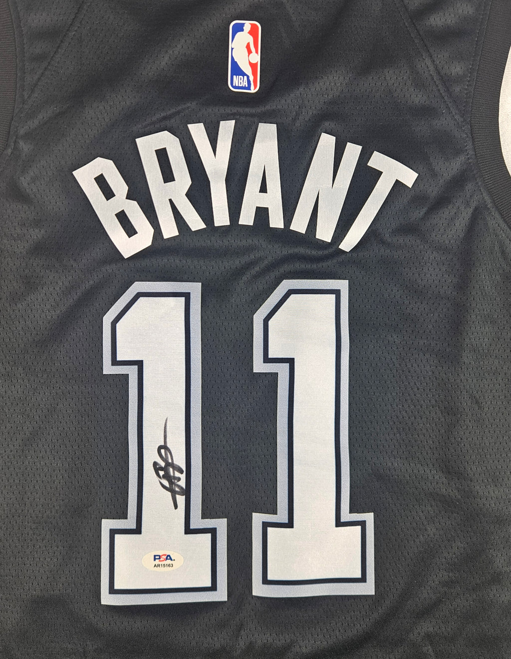 Carter Bryant Signed Autographed San Antonio Spurs Jersey PSA Certified