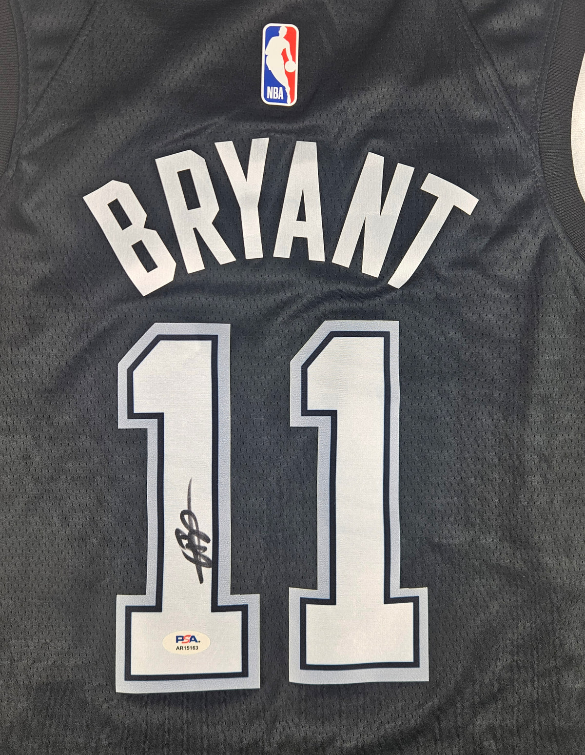 Carter Bryant Signed Autographed San Antonio Spurs Jersey PSA Certified