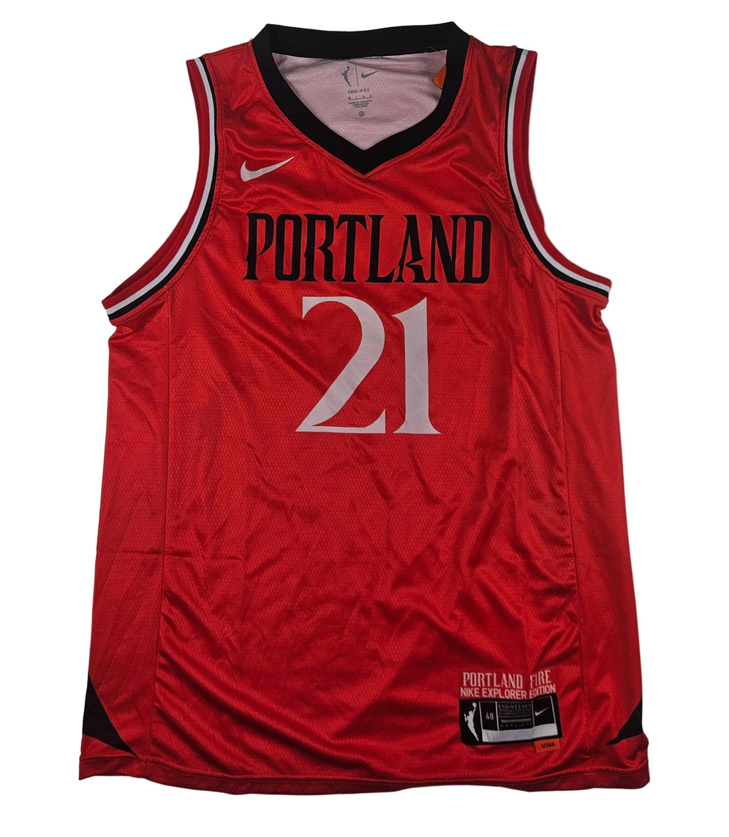 Emily Engstler Signed Autographed Portland Fire Wnba Jersey