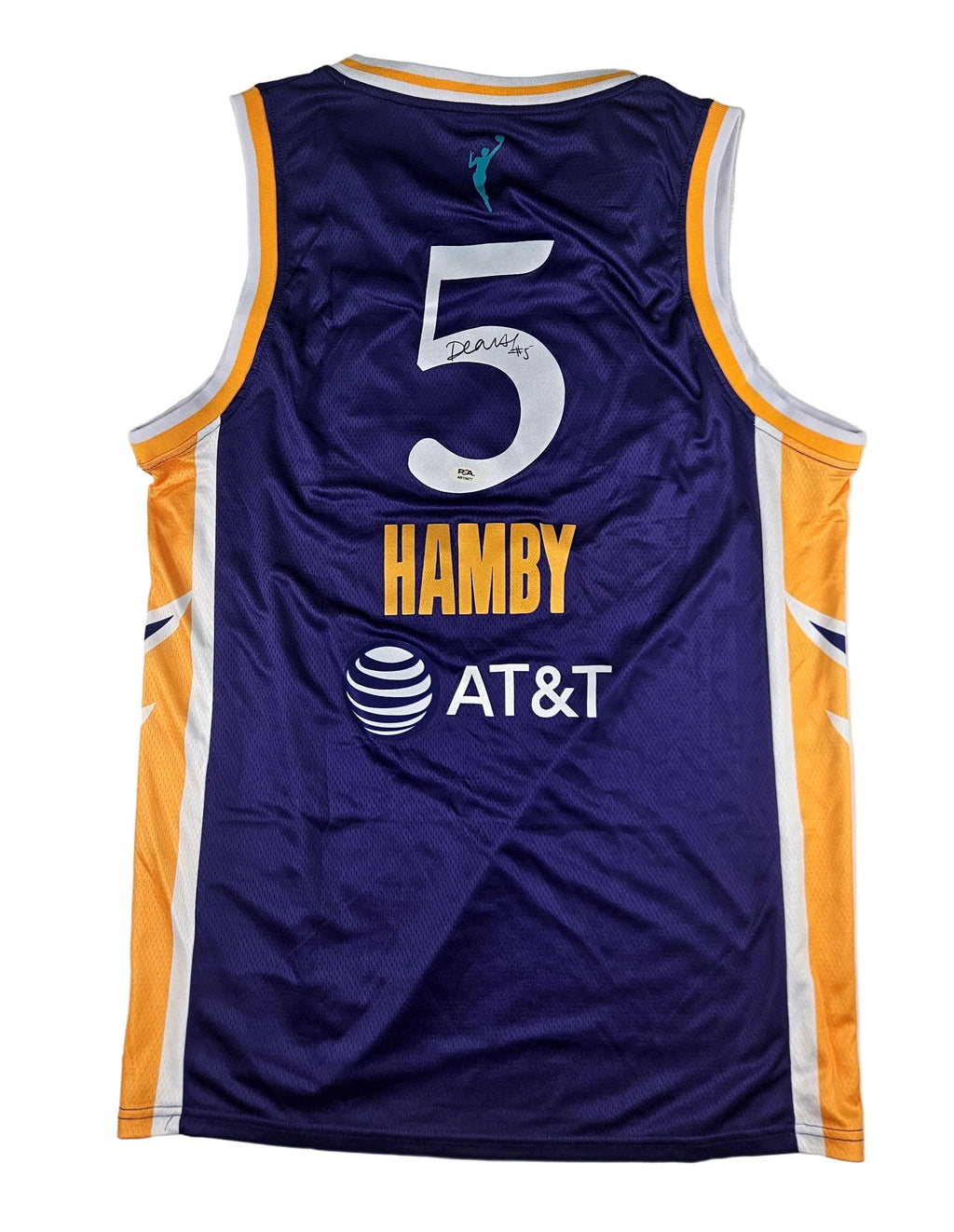 Dearica Hamby Signed Autographed Los Angeles Sparks Jersey PSA Certified