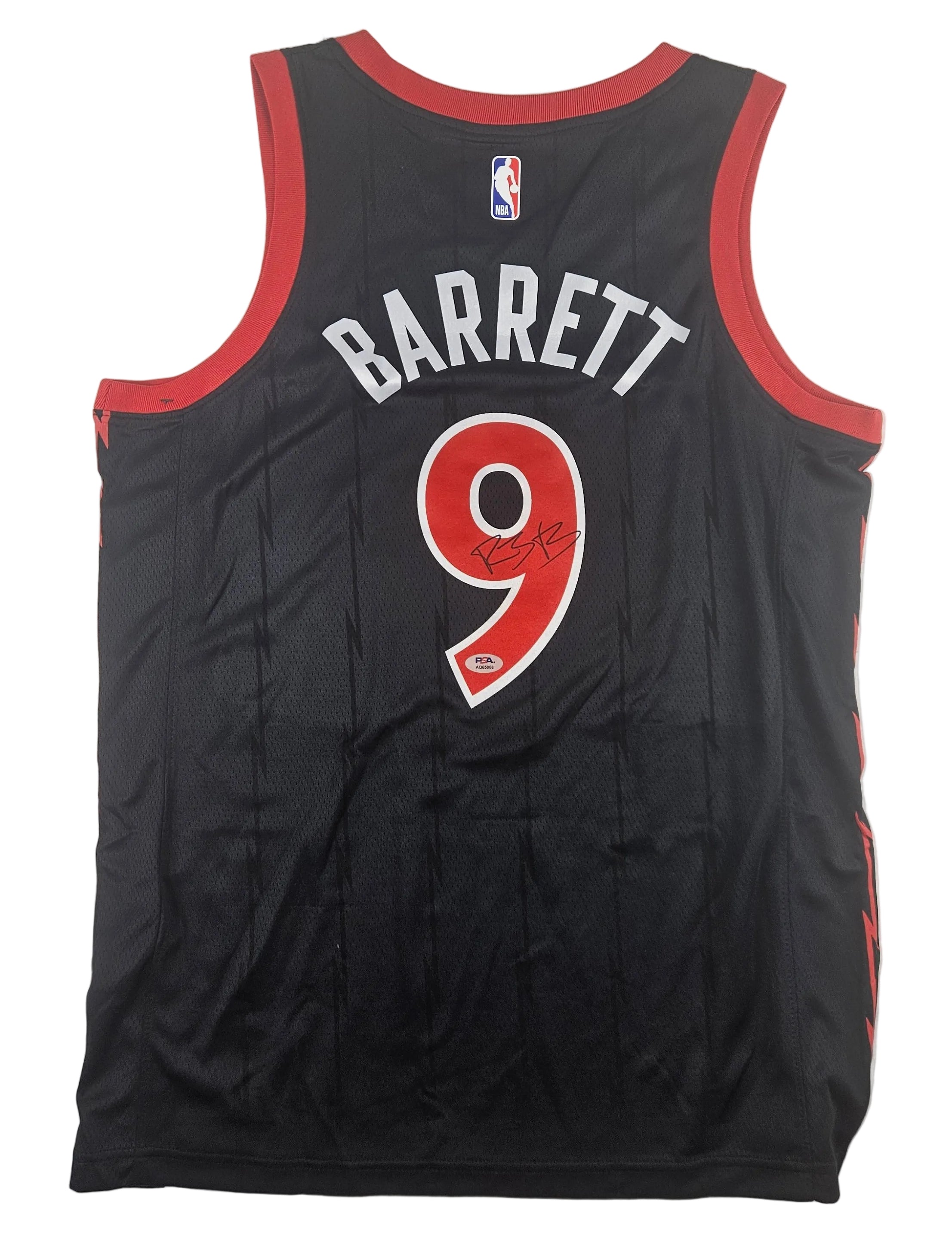 RJ Barrett Signed Autographed Toronto Raptors Jersey PSA Certified