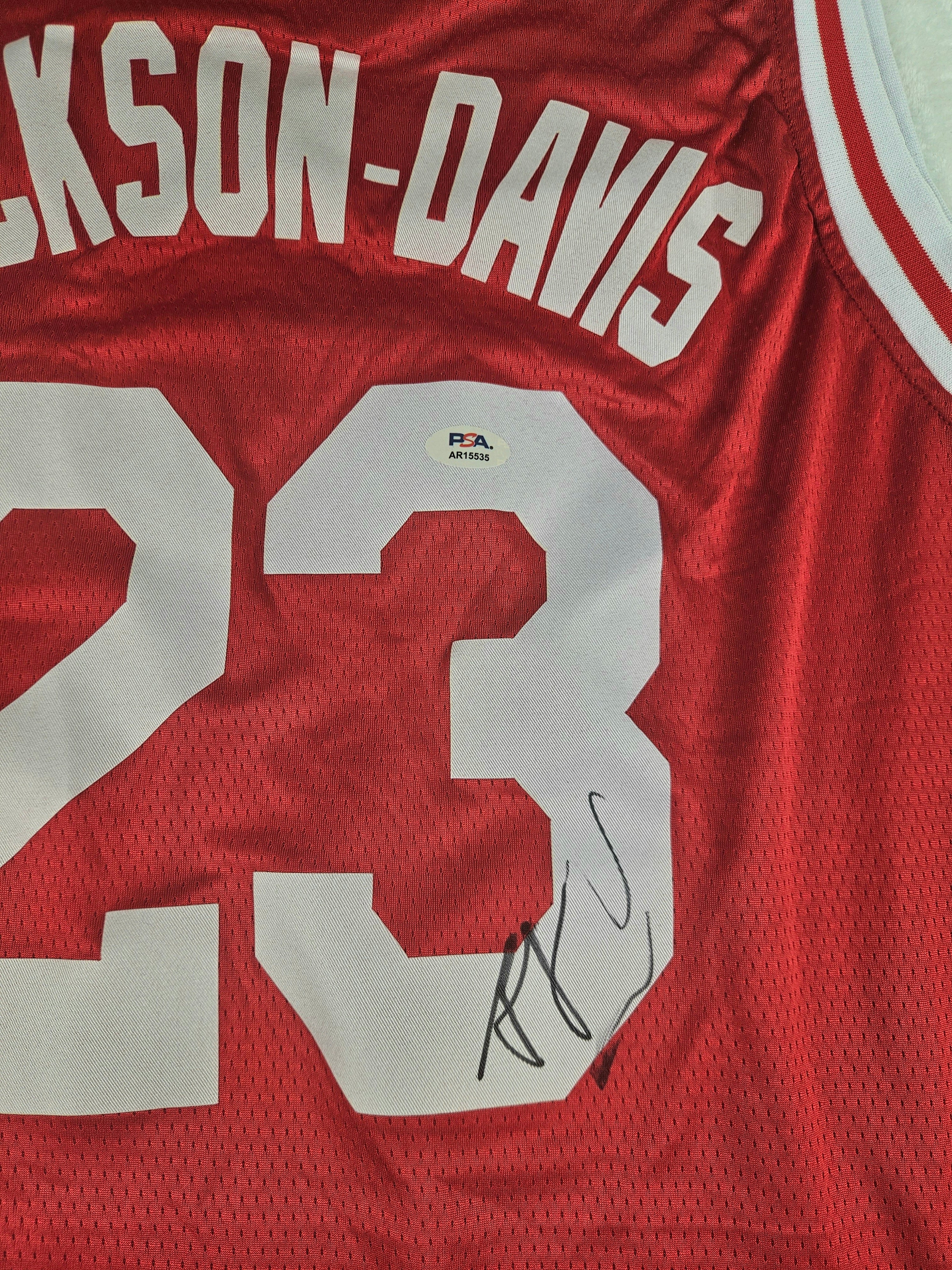 Trayce Jackson-Davis Signed Autographed Indiana Hoosiers Jersey PSA Certified