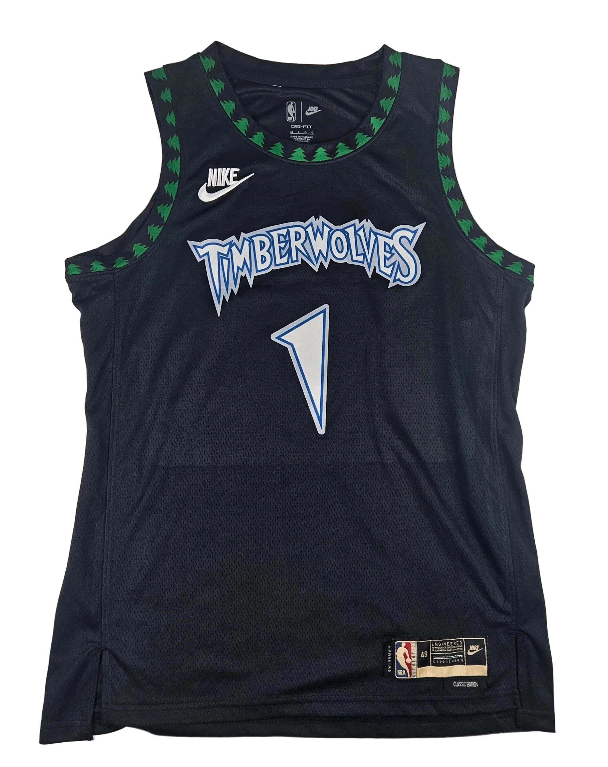 Terrence Shannon Jr Signed Autographed Minnesota Timberwolves Jersey PSA