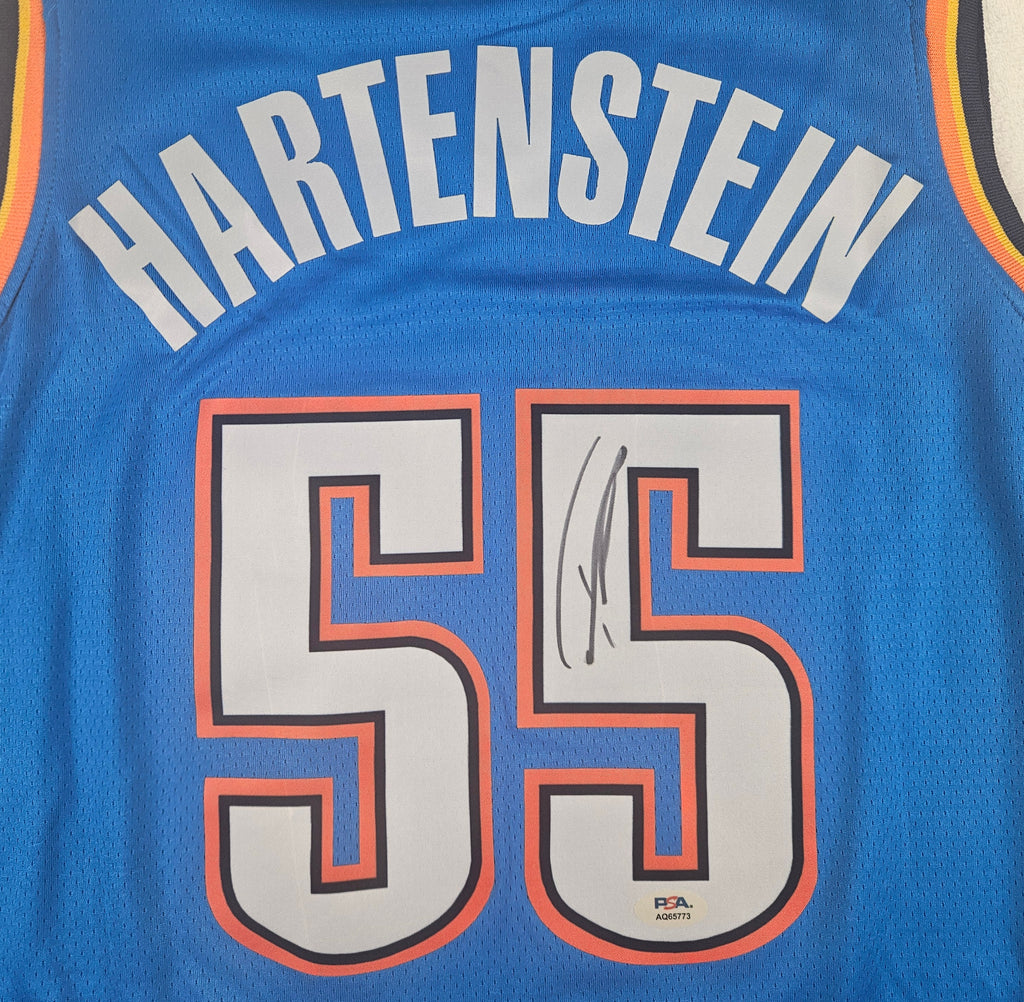 Isaiah Hartenstein Signed Autographed Oklahoma City Thunder Jersey PSA Certified