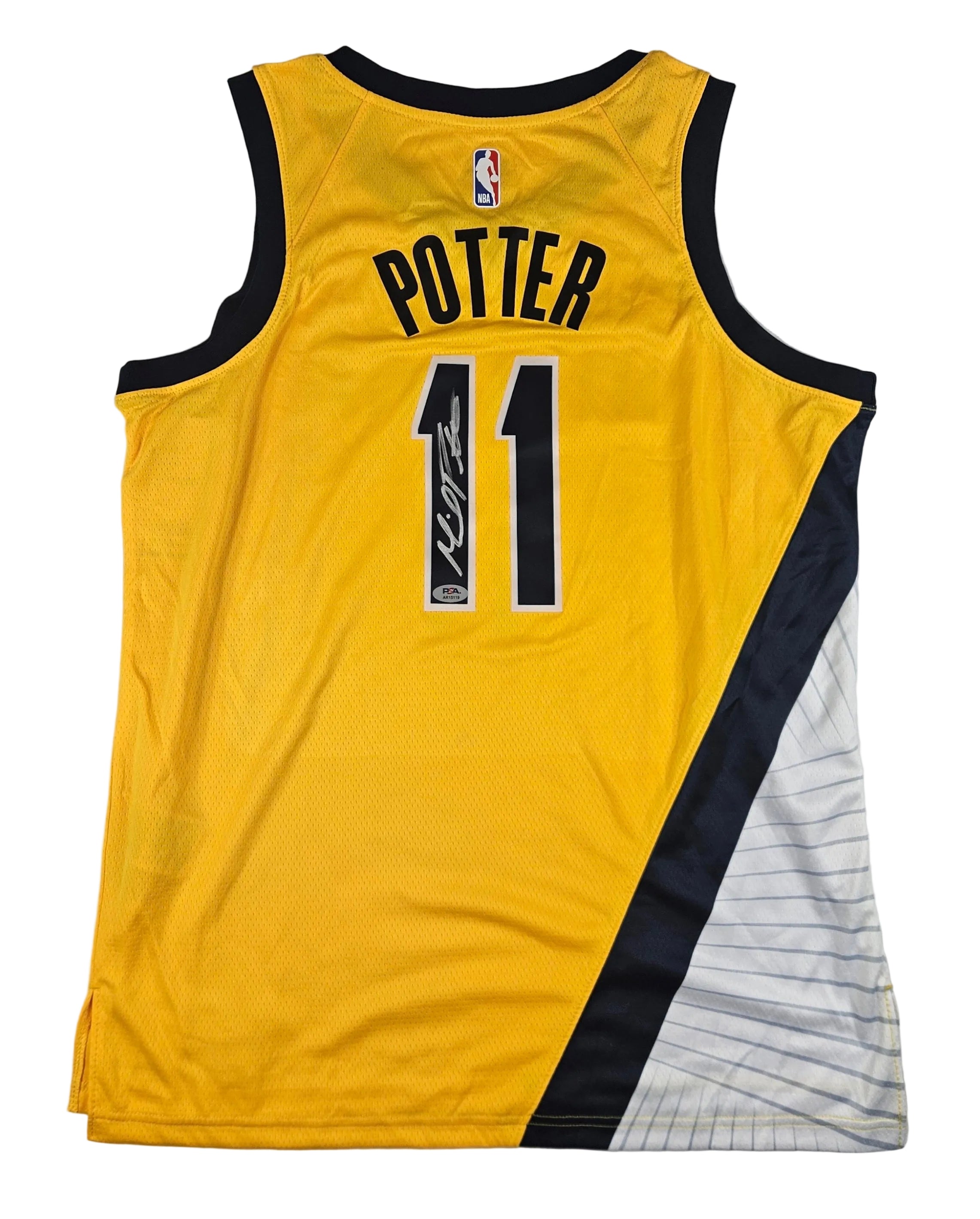 Micah Potter Signed Autographed Indiana Pacers Jersey PSA Certified
