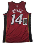 Tyler Herro Signed Autographed Miami Heat Red Jersey JSA COA