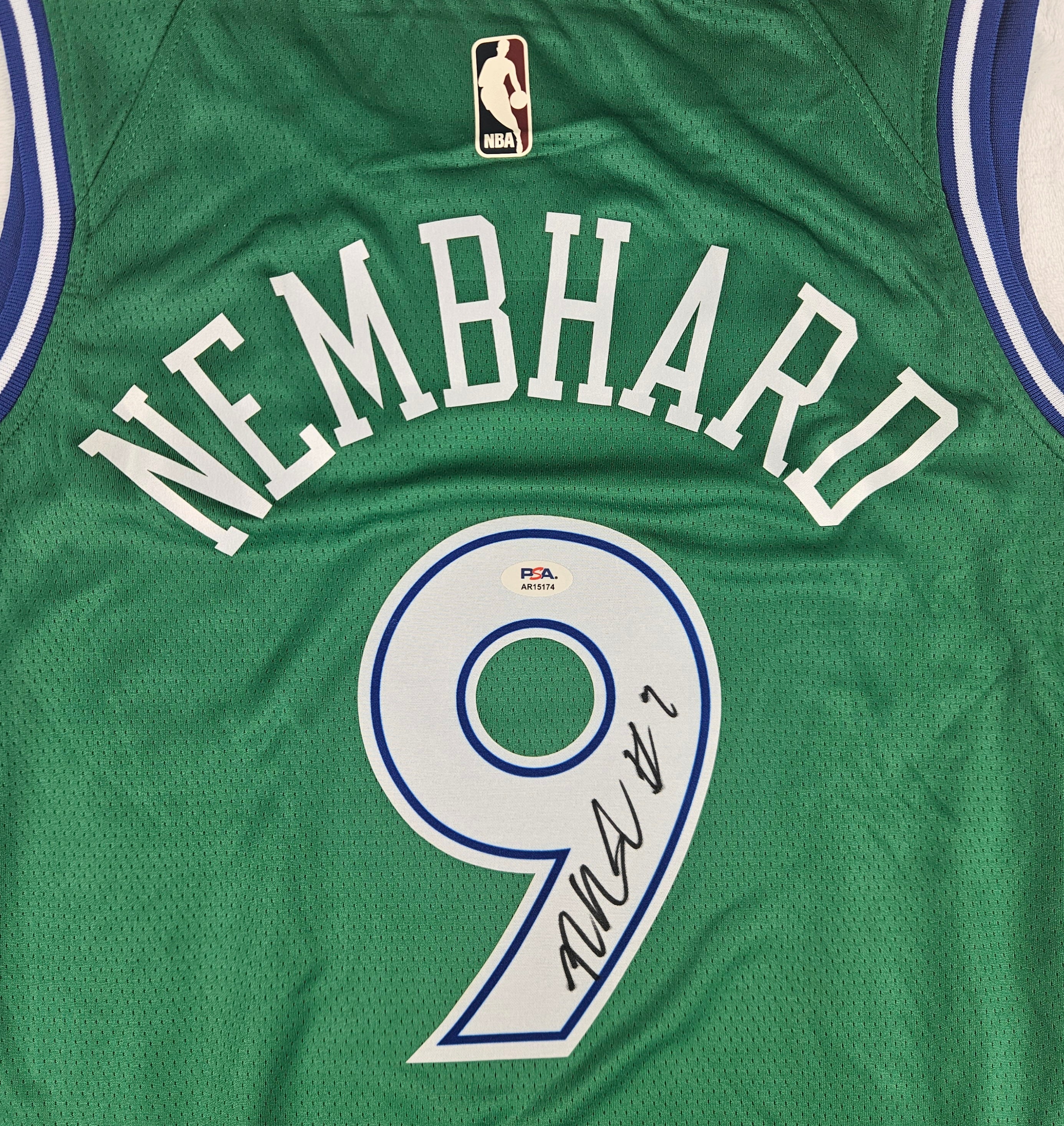 Ryan Nembhard Signed Autographed Dallas Mavericks Jersey PSA Certified