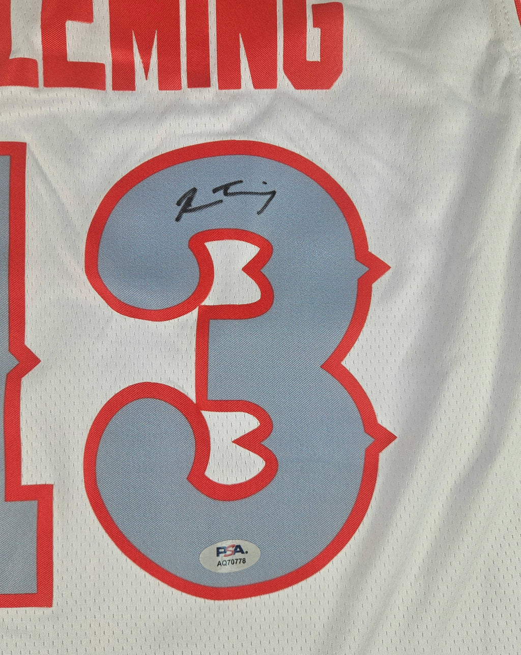 Rasheer Fleming Signed Autographed Saint Joseph's Hawks Jersey PSA Certified